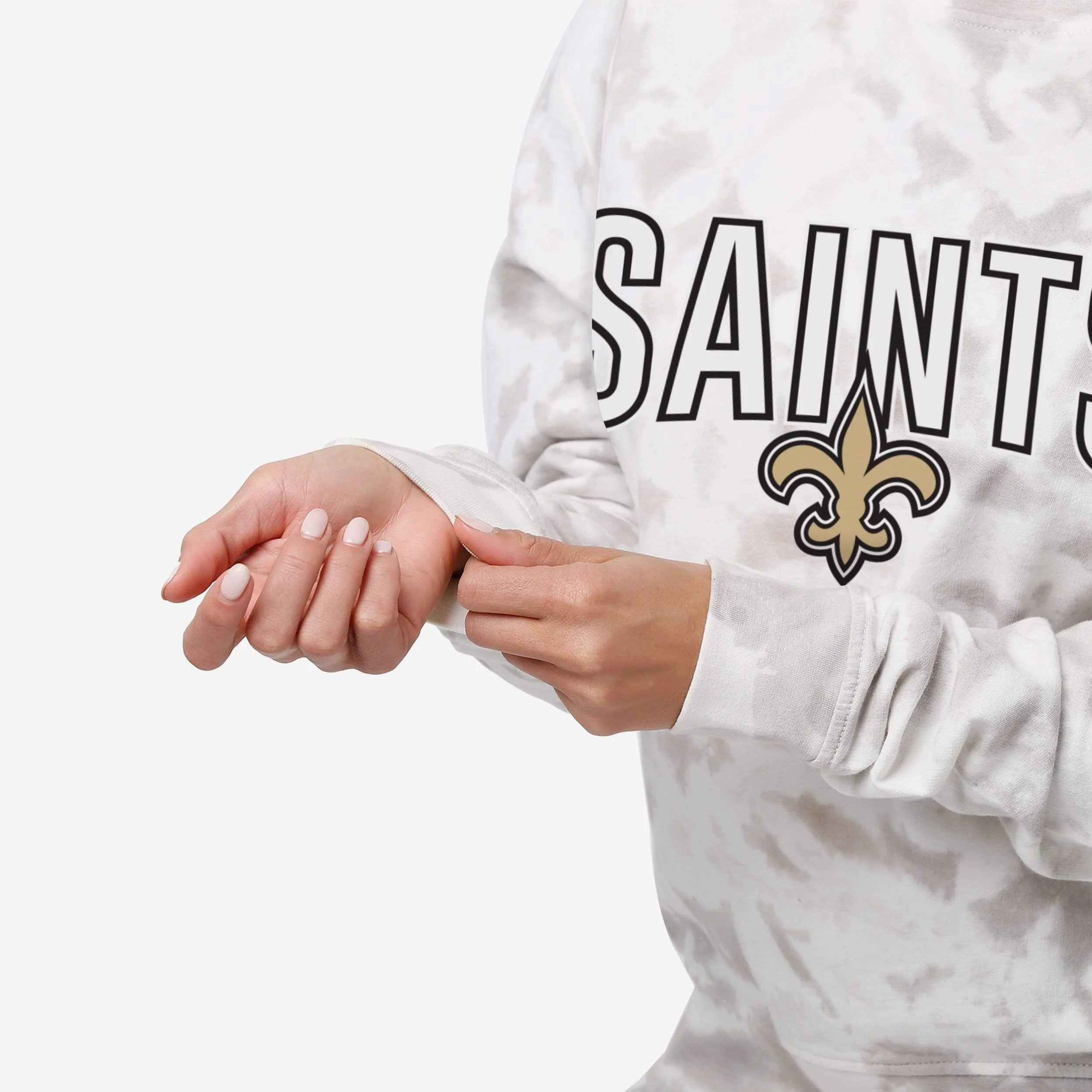New Orleans Saints Womens Cloud Coverage Sweater 3 New Orleans Saints Womens Cloud Coverage Sweater