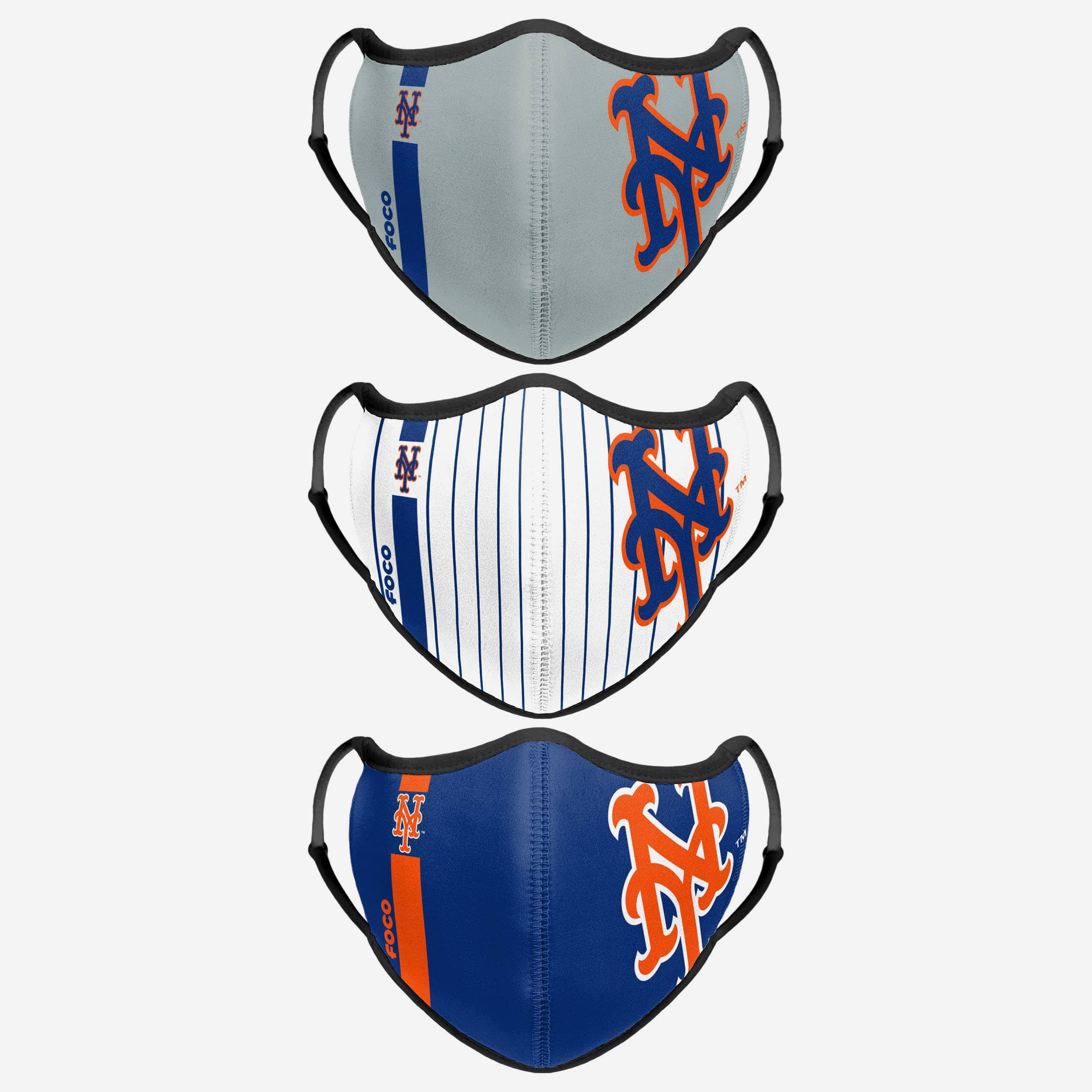 New York Mets Sport 3 Pack Face Cover
