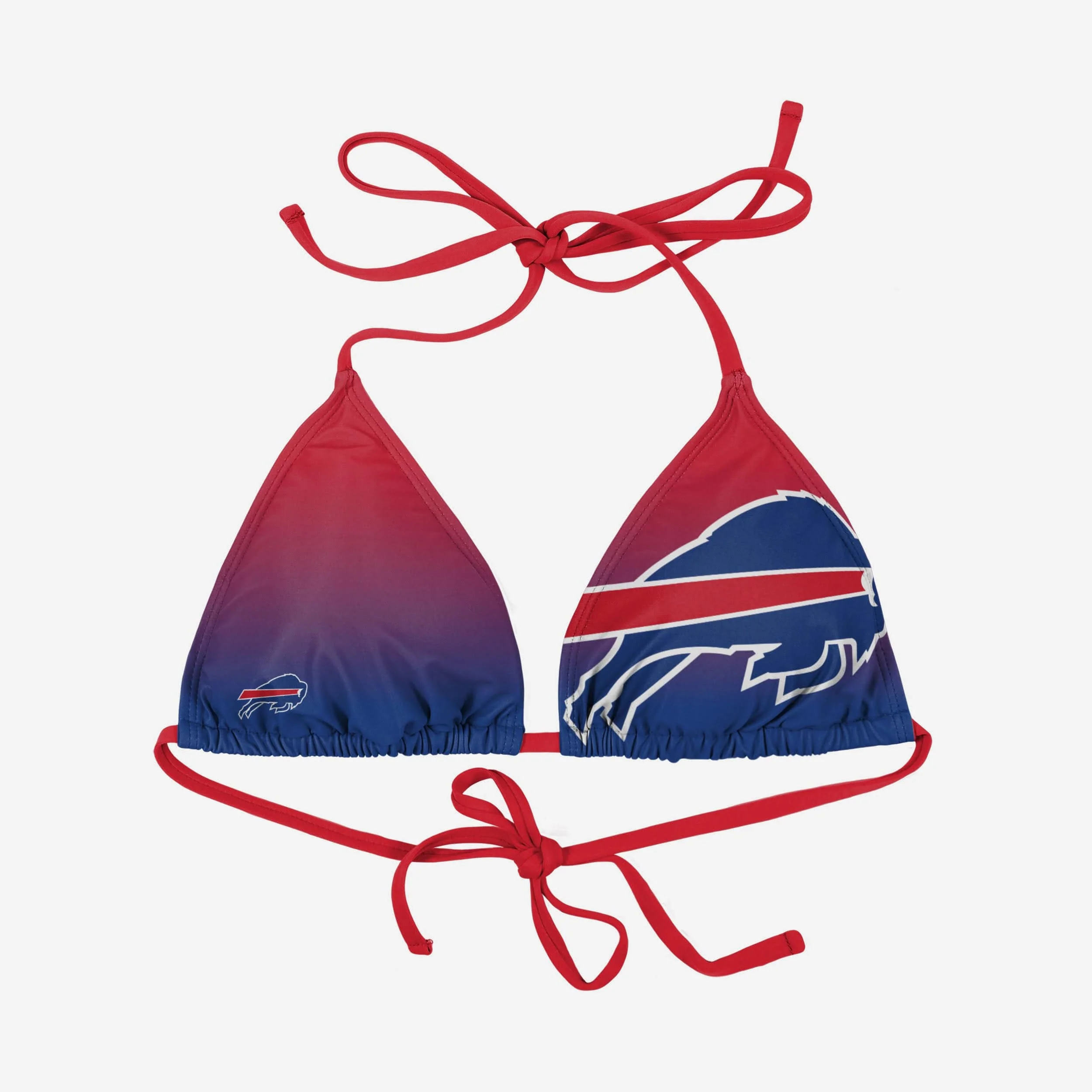 Buffalo Bills Womens Gradient Big Logo Bikini Top 2 Buffalo Bills Womens Gradient Big Logo Bikini Top