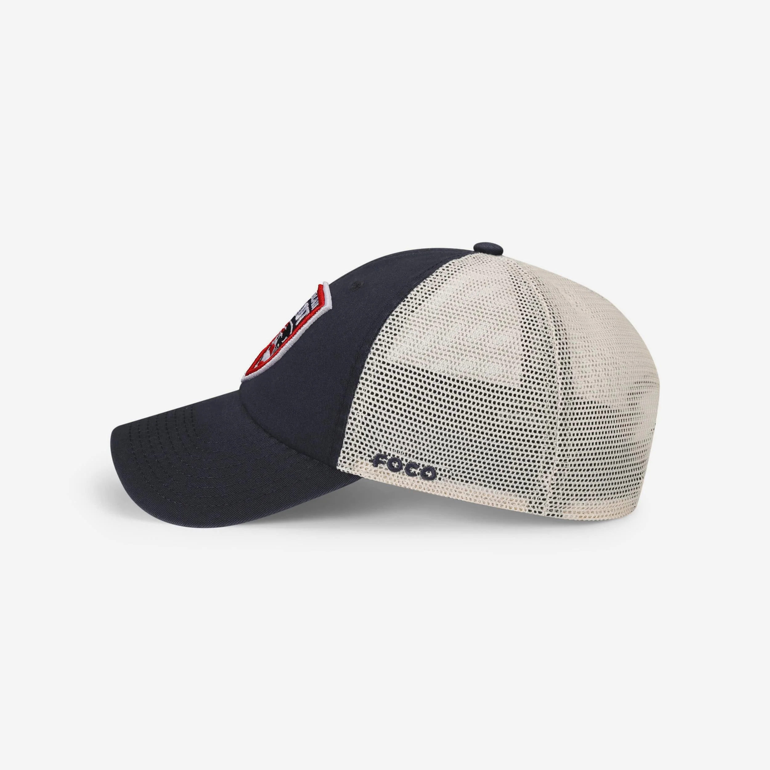 New England Patriots Americana Patch Casual Trucker Cap 2 New England Patriots Americana Patch Casual Trucker Cap