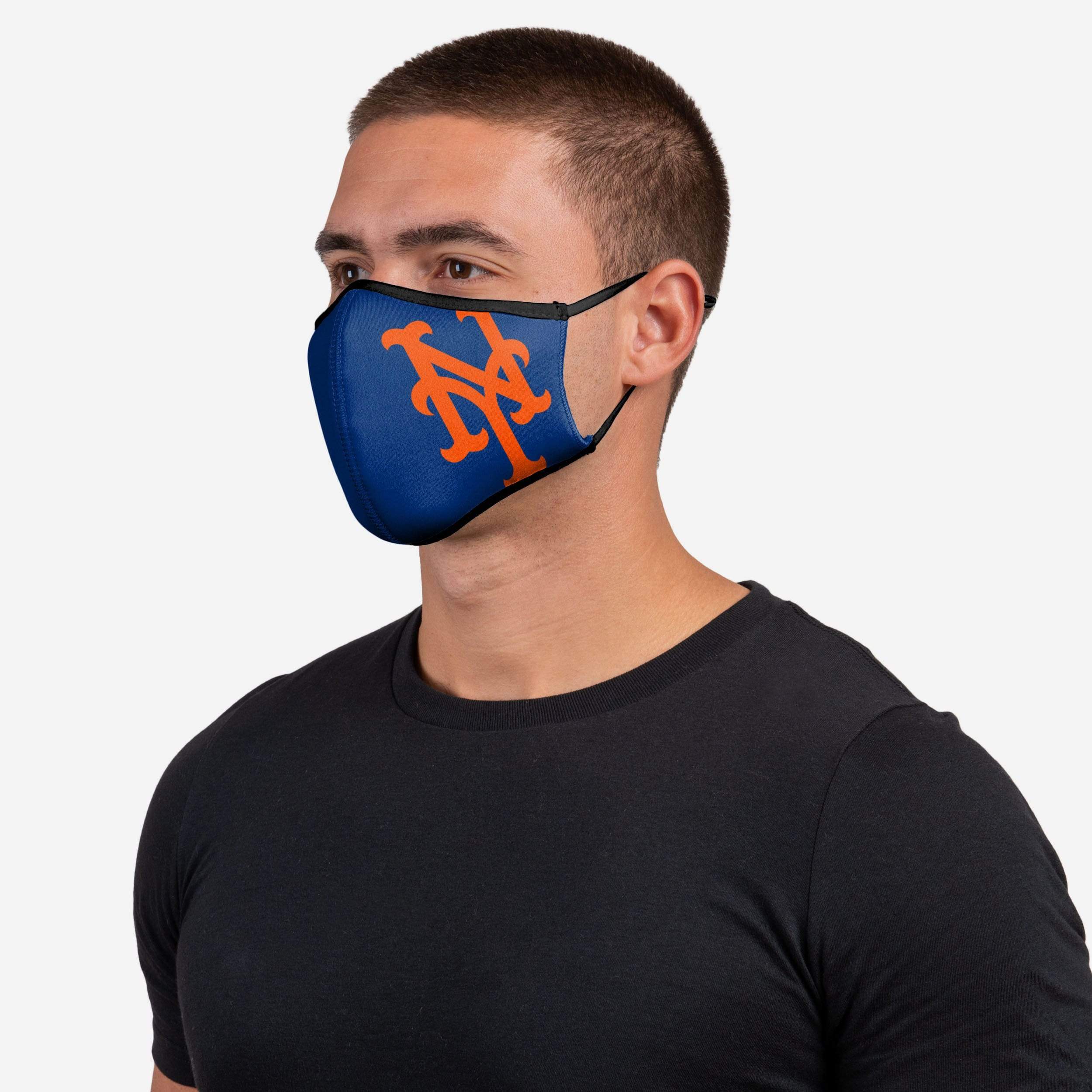 New York Mets On-Field Adjustable Blue & Orange Sport Face Cover 2 New York Mets On-Field Adjustable Blue & Orange Sport Face Cover