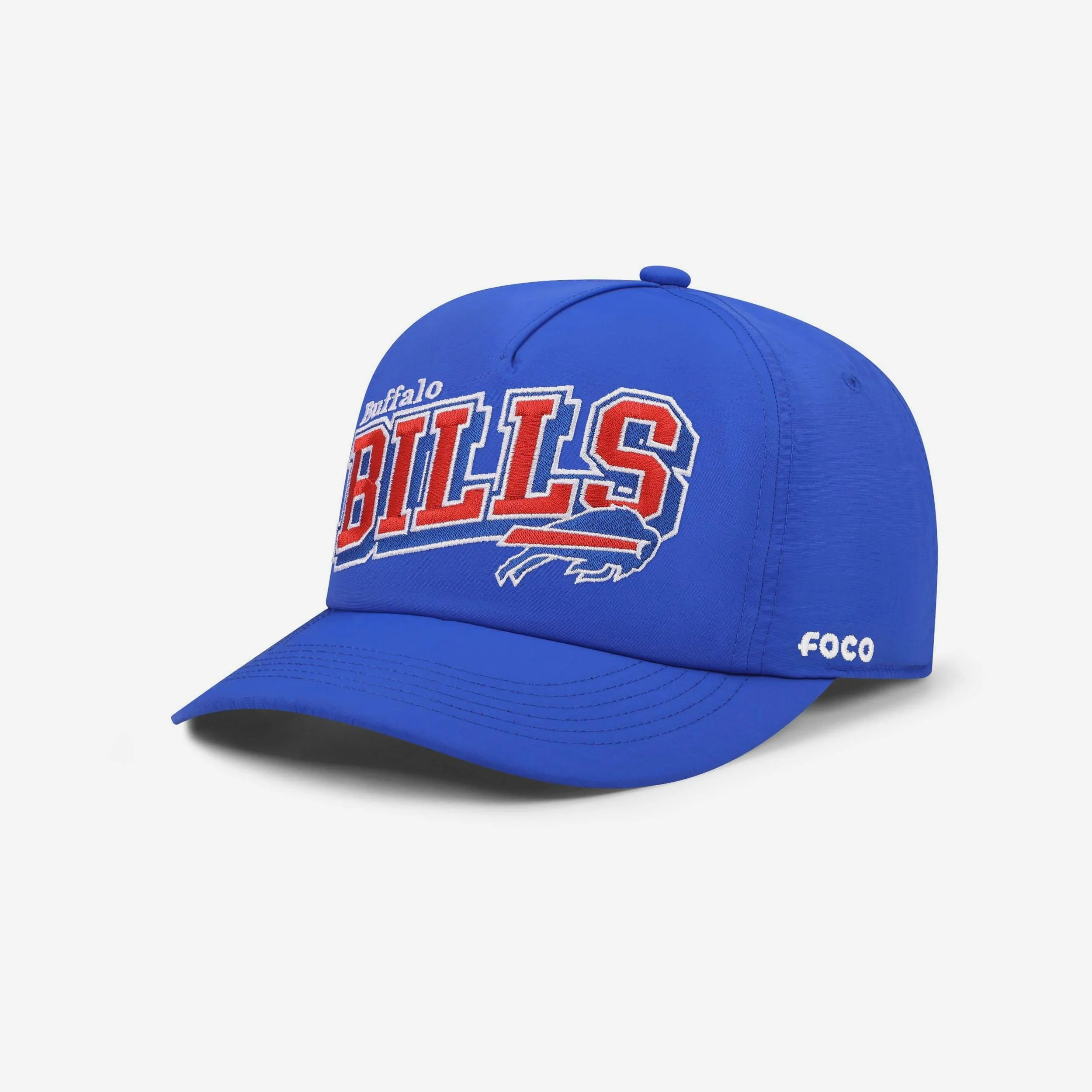 Buffalo Bills Wavy Wordmark Poly Marquee RF Cap