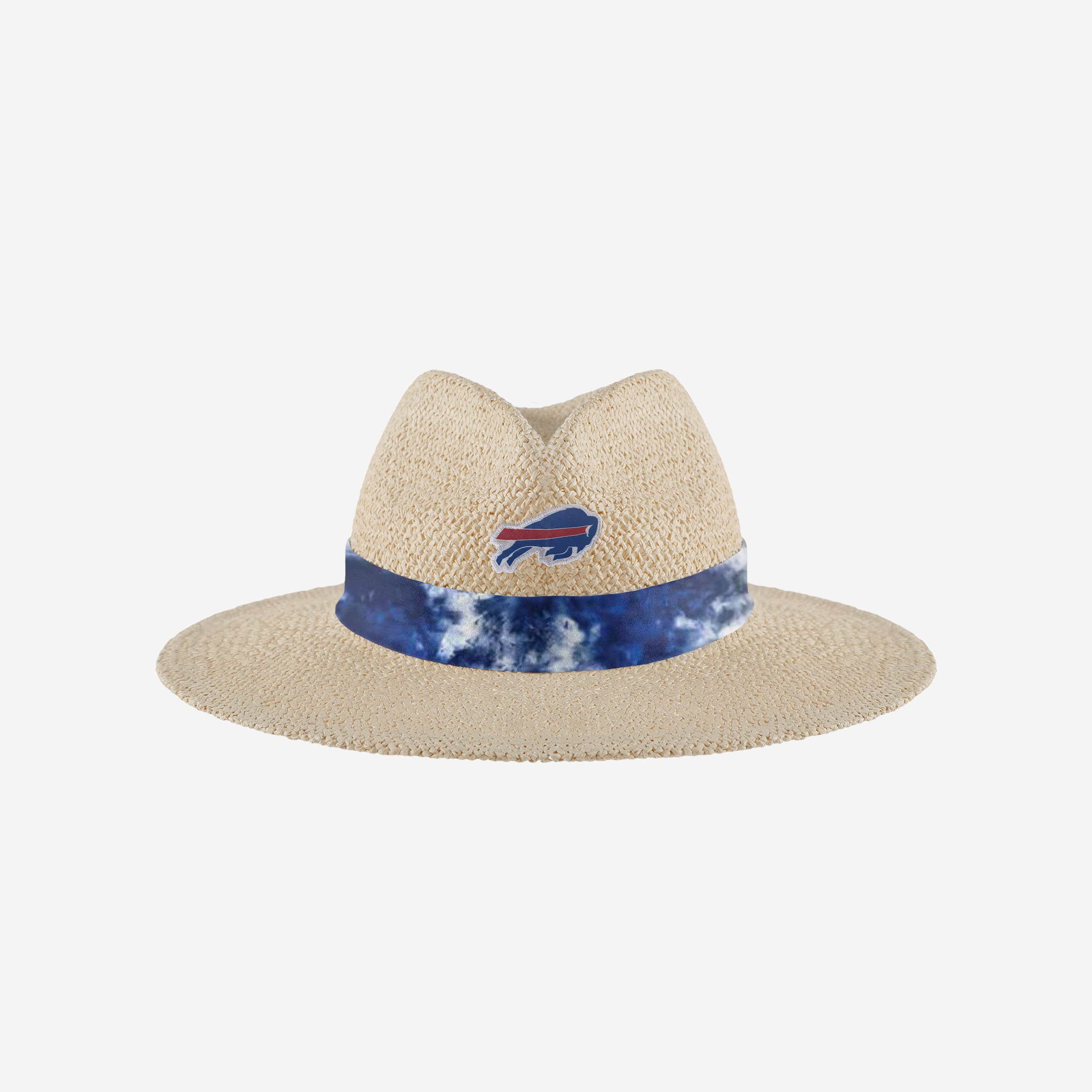 Buffalo Bills Womens Tie-Dye Ribbon Straw Hat