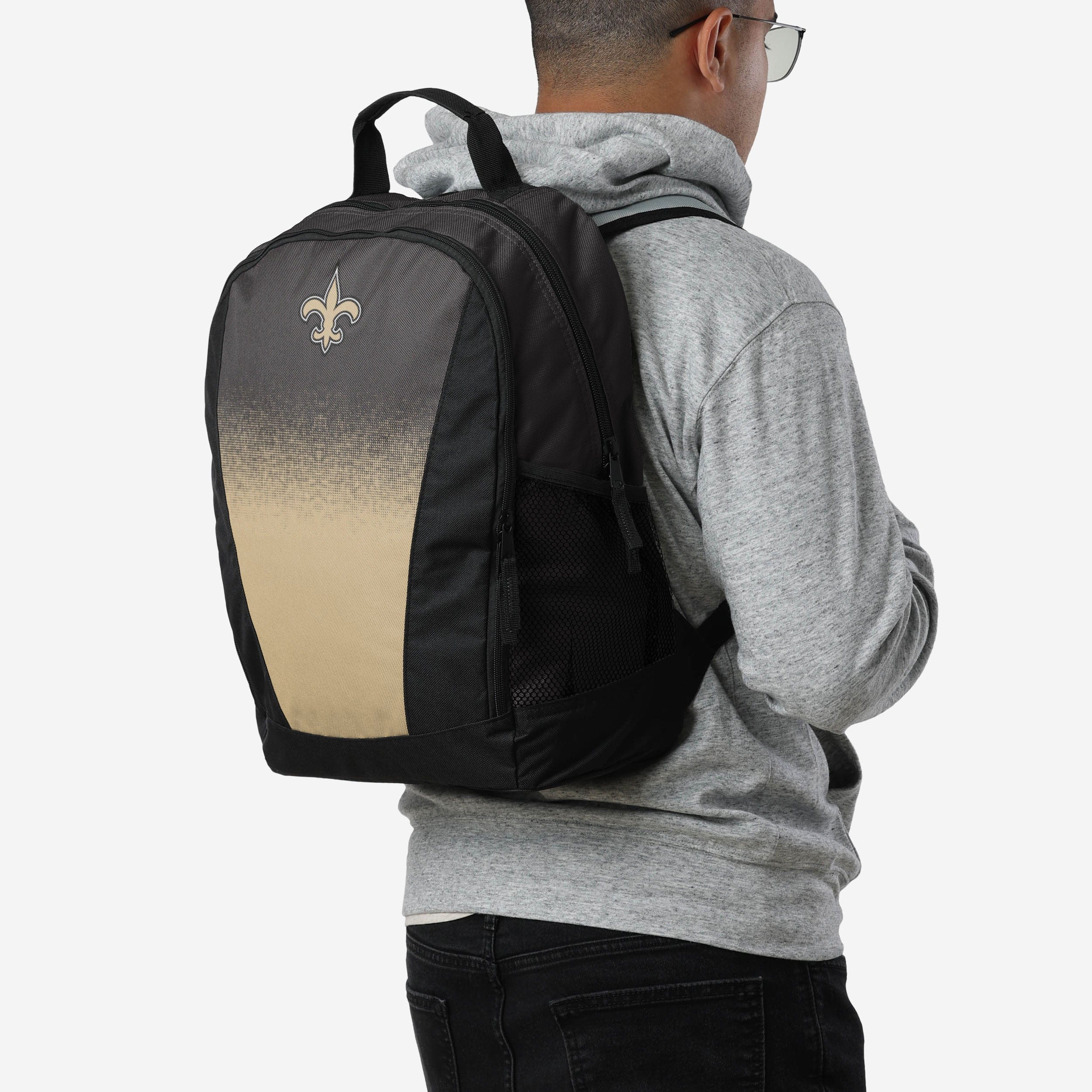 New Orleans Saints Primetime Gradient Backpack 4 New Orleans Saints Primetime Gradient Backpack