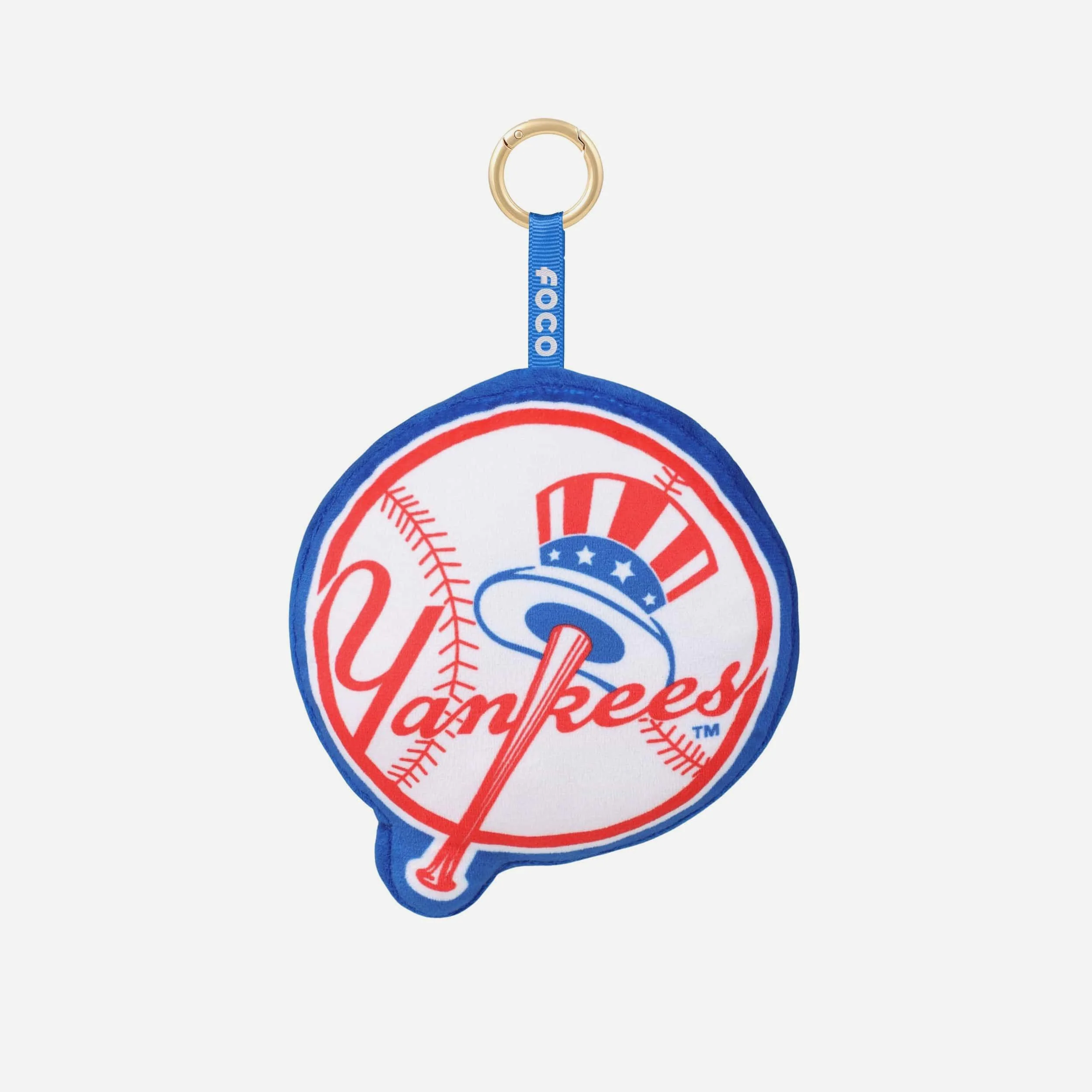New York Yankees Plush Team Logo Bag Charm Keychain