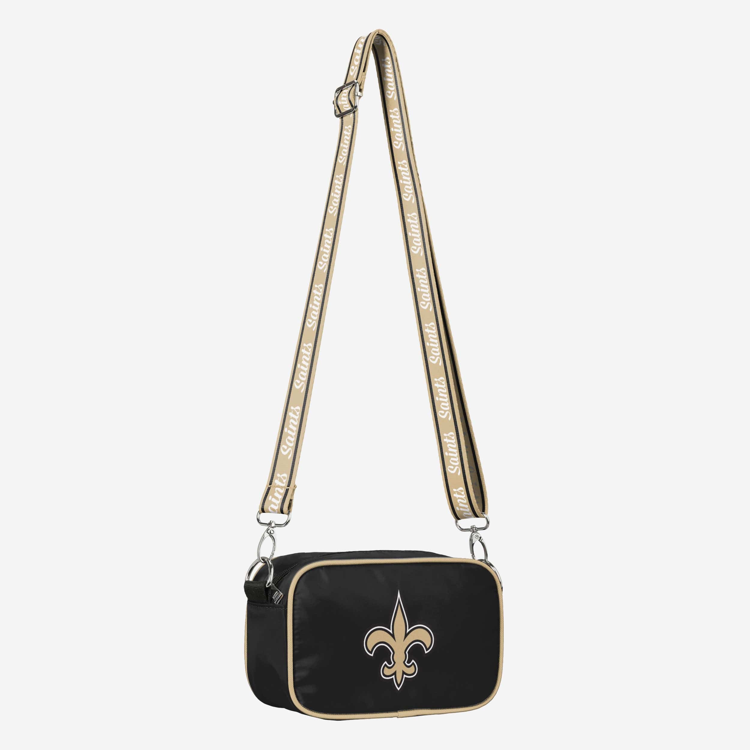 New Orleans Saints Team Logo Crossbody Bag 2 New Orleans Saints Team Logo Crossbody Bag