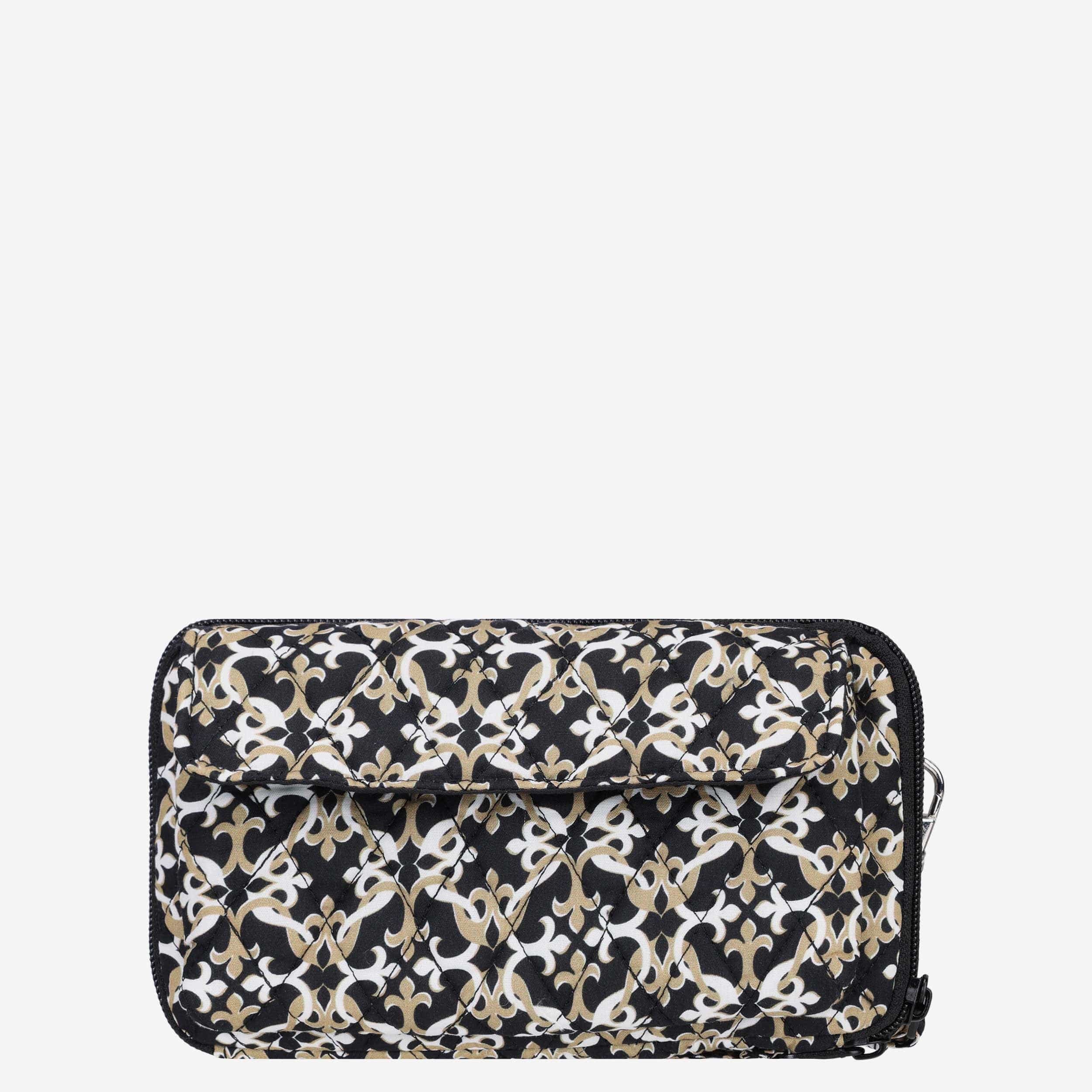 New Orleans Saints Quilted Printed Wristlet 3 New Orleans Saints Quilted Printed Wristlet