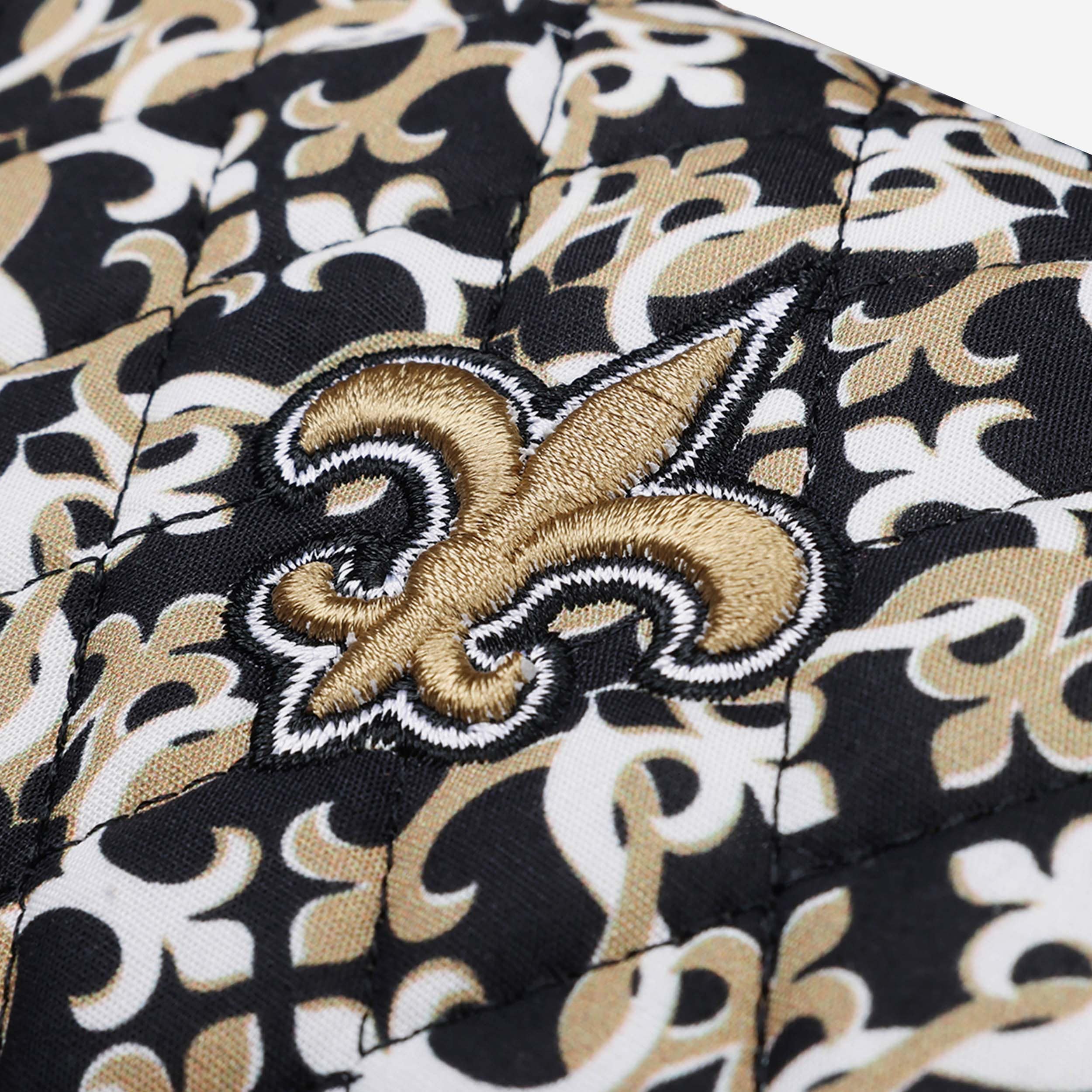 New Orleans Saints Quilted Printed Wristlet 6 New Orleans Saints Quilted Printed Wristlet