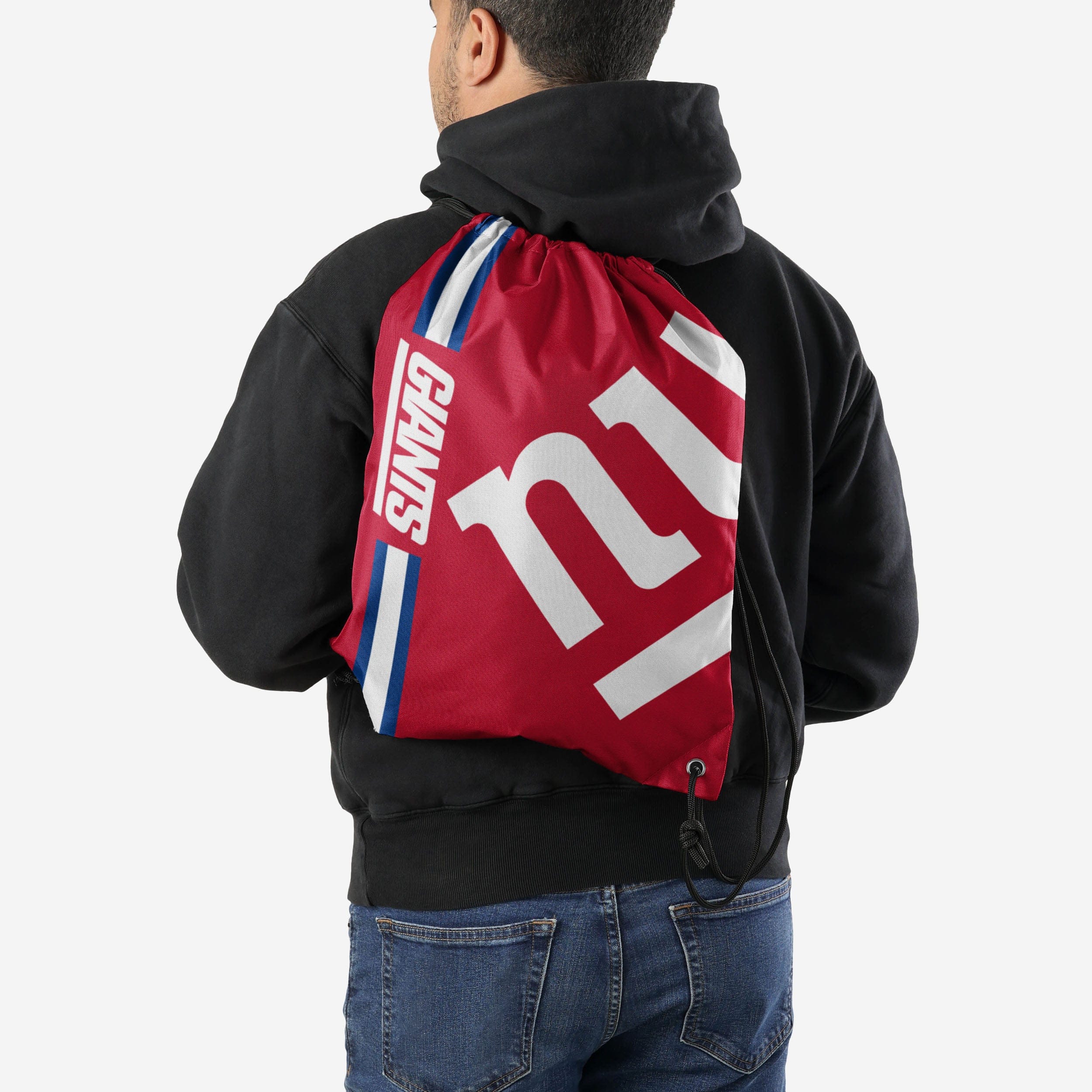 New York Giants Red Alternate Color Big Logo Drawstring Backpack 2 New York Giants Red Alternate Color Big Logo Drawstring Backpack