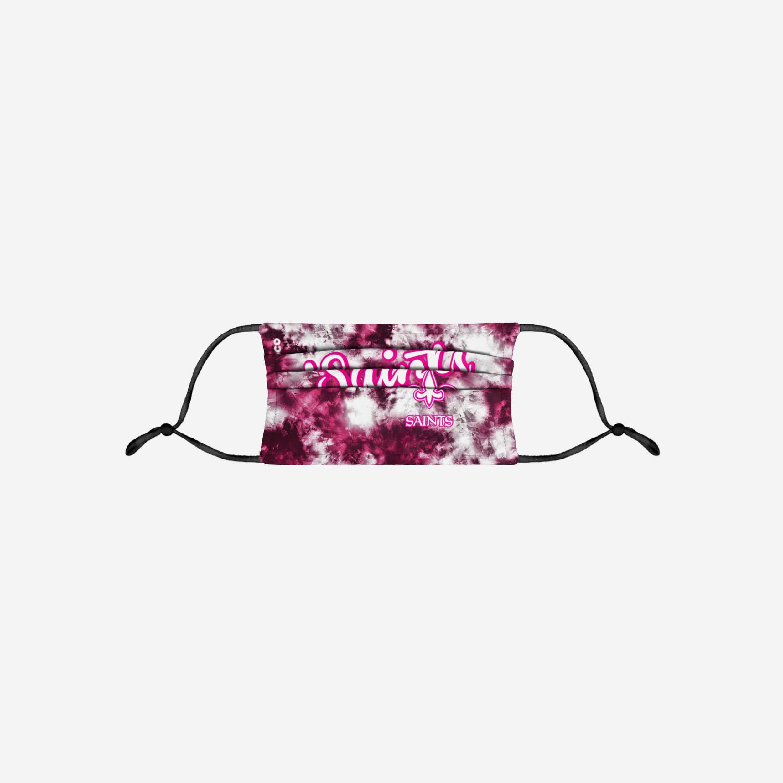 New Orleans Saints Pink Tie-Dye Adjustable Face Cover 5 New Orleans Saints Pink Tie-Dye Adjustable Face Cover