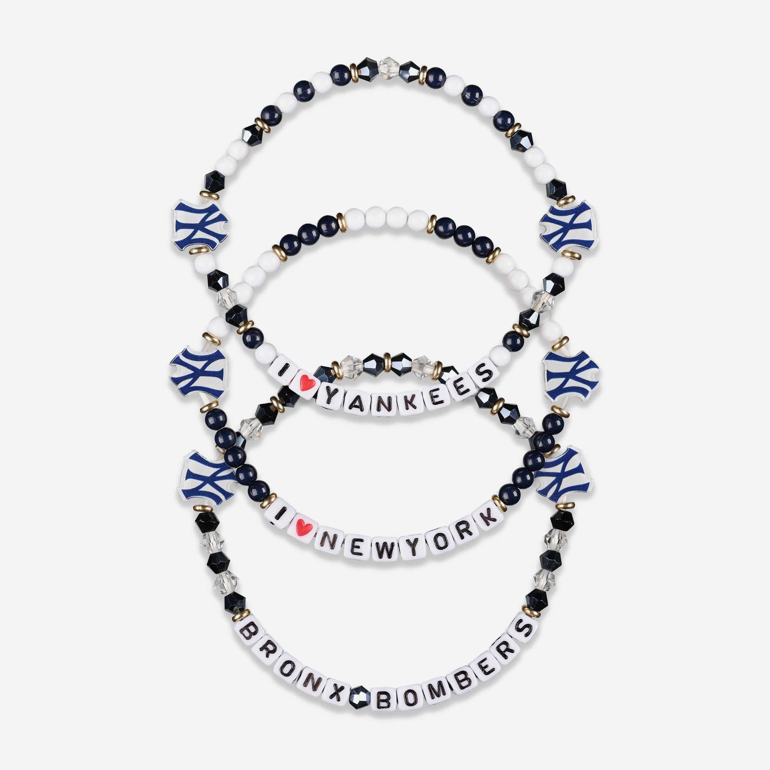 New York Yankees 3 Pack Friendship Bracelet 1 New York Yankees 3 Pack Friendship Bracelet