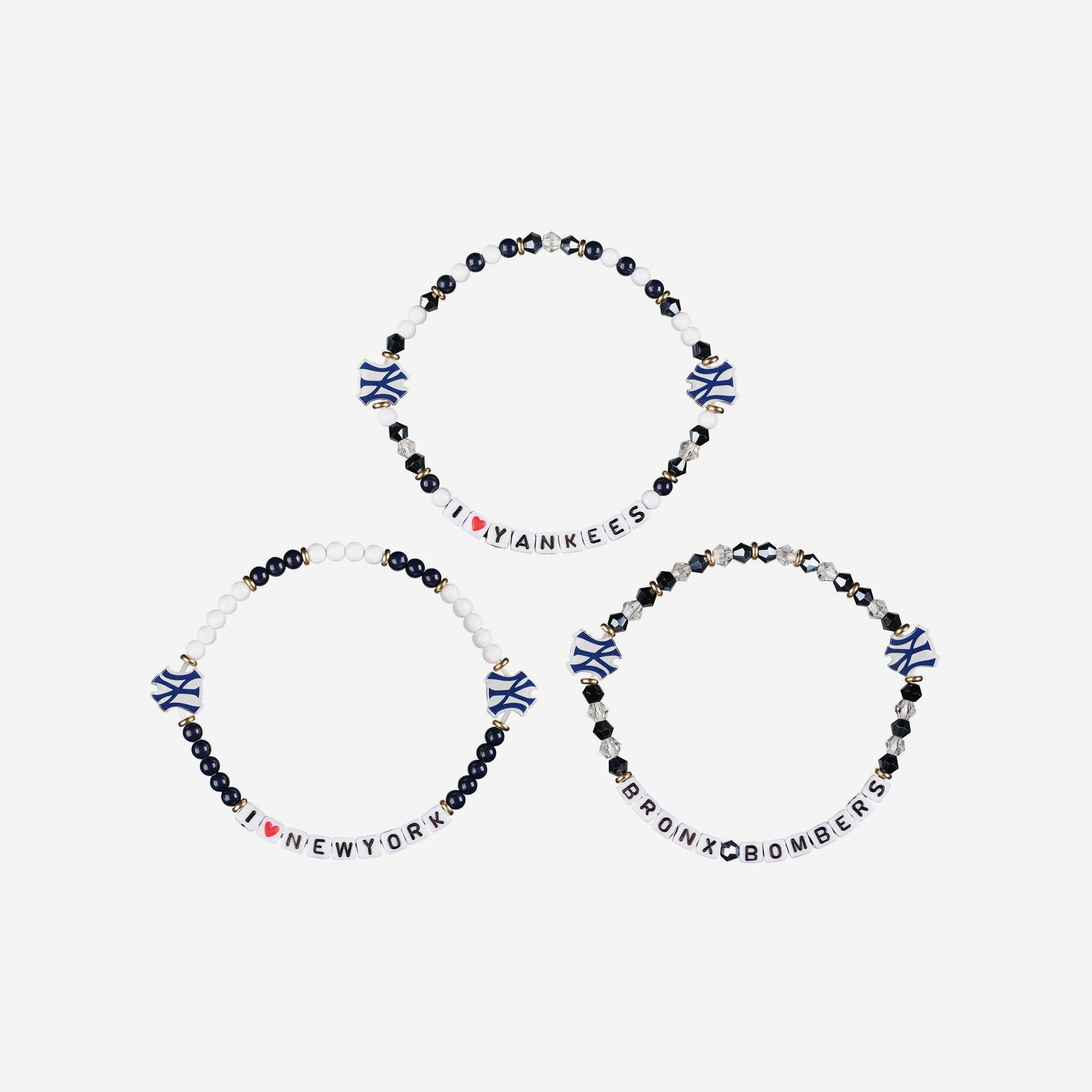 New York Yankees 3 Pack Friendship Bracelet 3 New York Yankees 3 Pack Friendship Bracelet