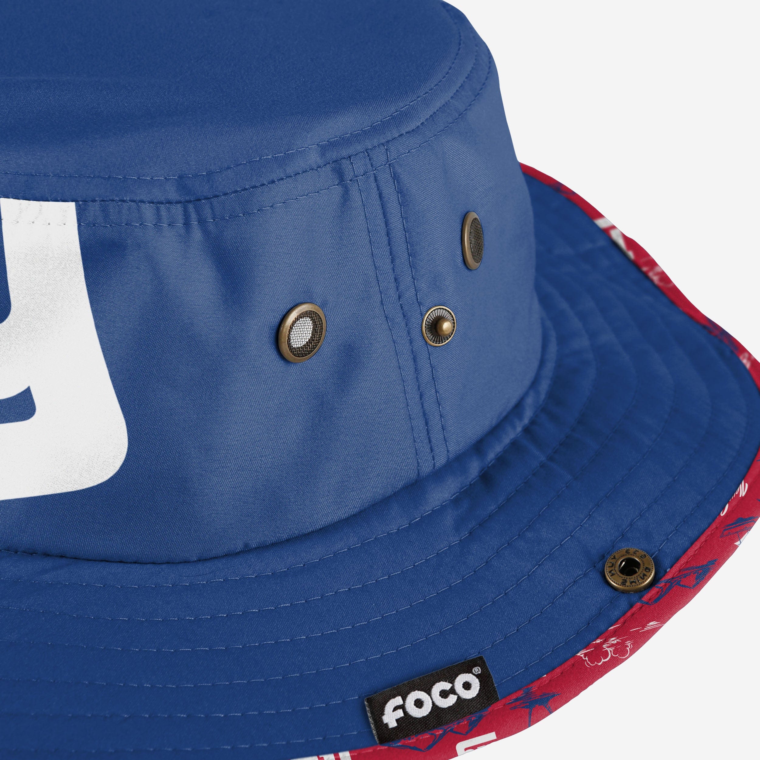 New York Giants Cropped Big Logo Hybrid Boonie Hat 4 New York Giants Cropped Big Logo Hybrid Boonie Hat
