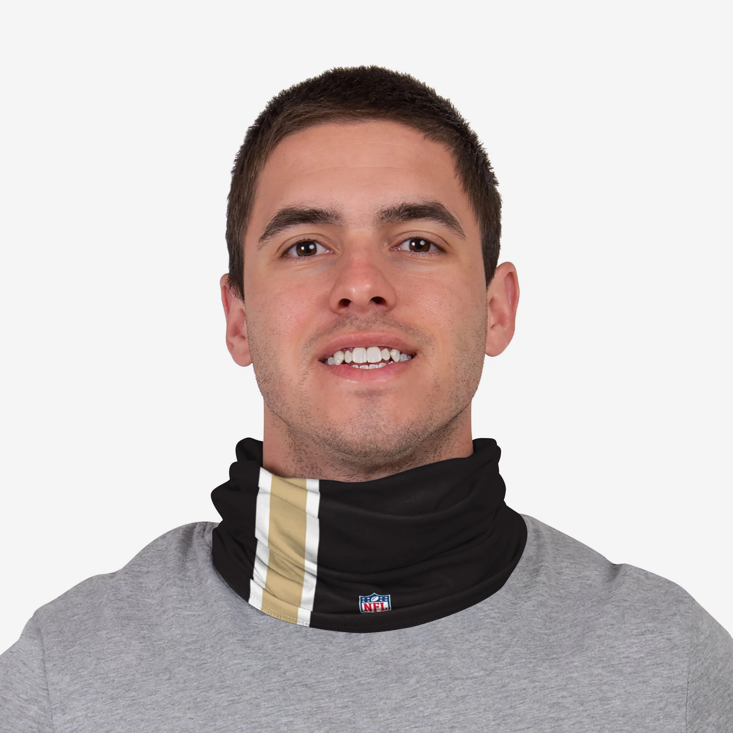Drew Brees New Orleans Saints On-Field Sideline Gaiter Scarf 2 Drew Brees New Orleans Saints On-Field Sideline Gaiter Scarf