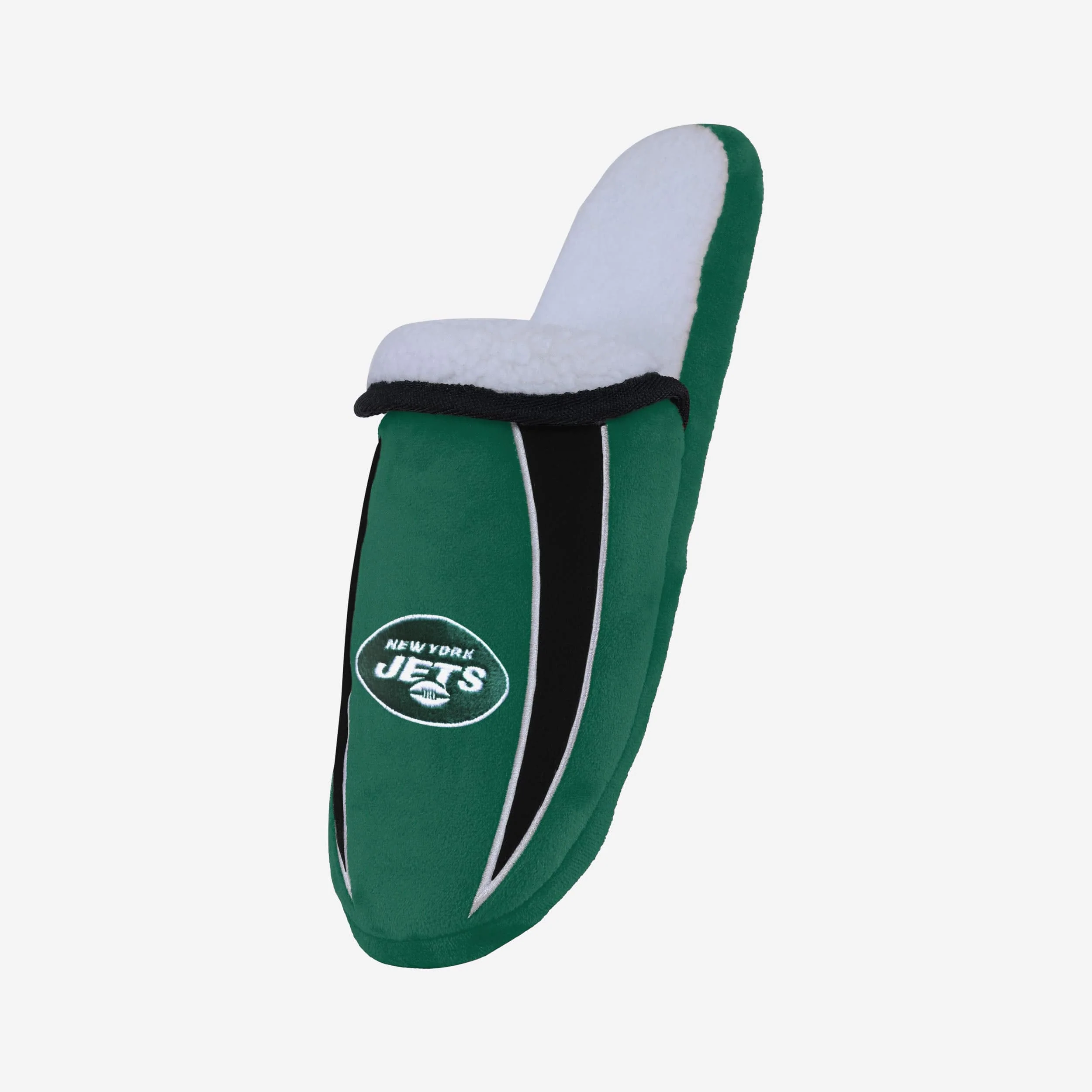 New York Jets Sherpa Slide Slipper 2 New York Jets Sherpa Slide Slipper