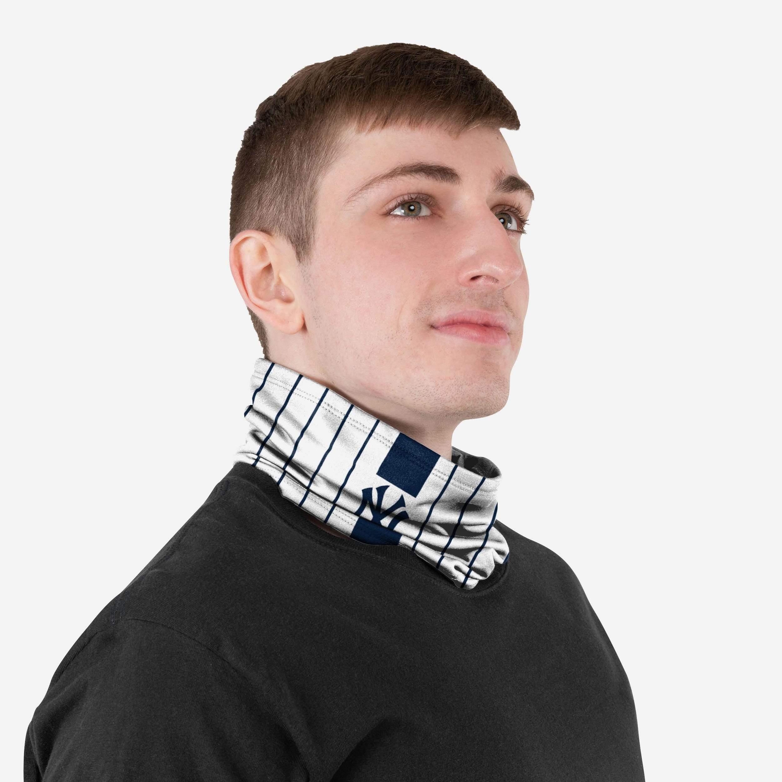 Aaron Judge New York Yankees On-Field Pinstripe UV Gaiter Scarf 4 Aaron Judge New York Yankees On-Field Pinstripe UV Gaiter Scarf