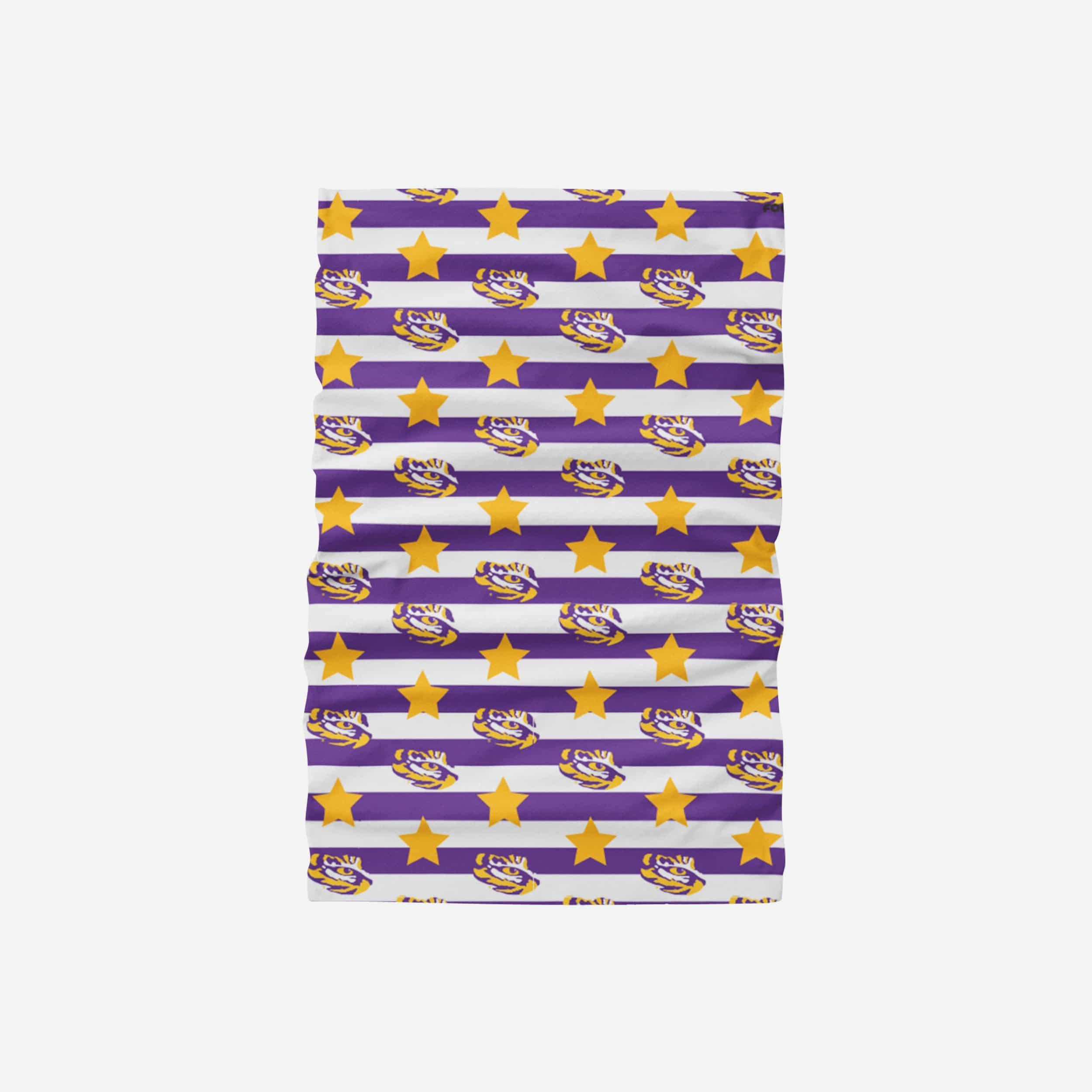 LSU Tigers Stars & Stripes Gaiter Scarf 2 LSU Tigers Stars & Stripes Gaiter Scarf