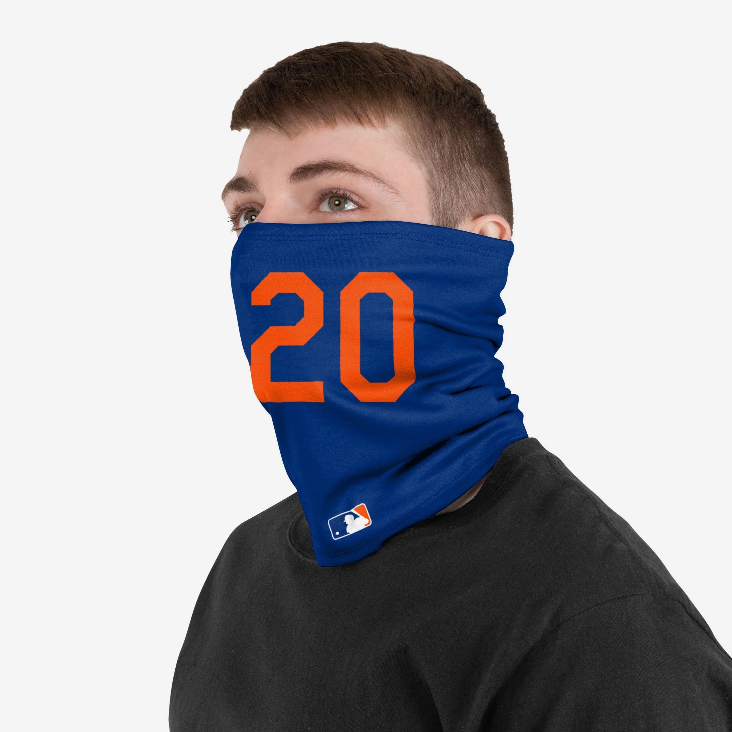 Pete Alonso New York Mets On-Field Blue & Orange UV Gaiter Scarf 3 Pete Alonso New York Mets On-Field Blue & Orange UV Gaiter Scarf