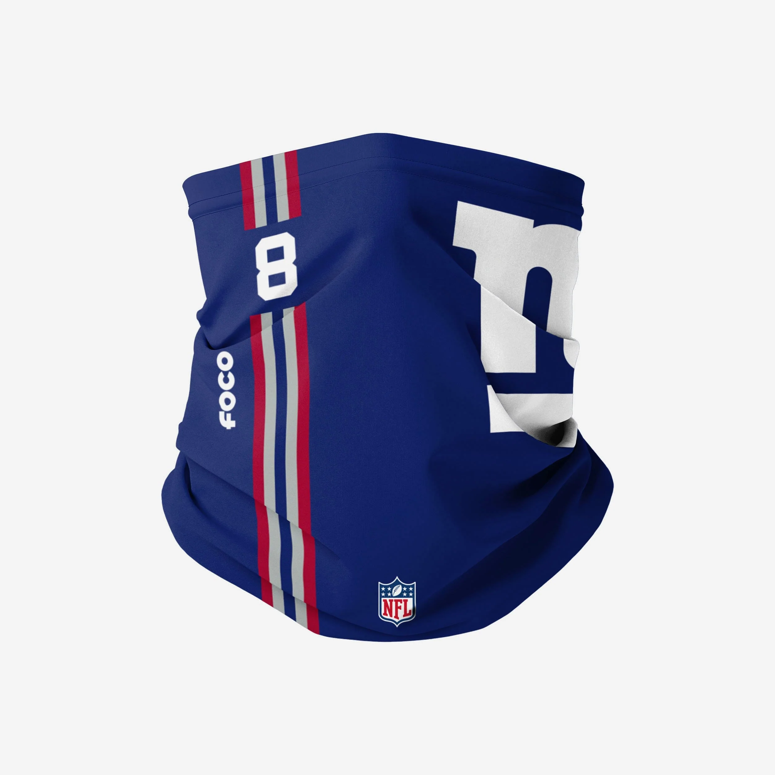 Daniel Jones New York Giants On-Field Sideline Logo Gaiter Scarf