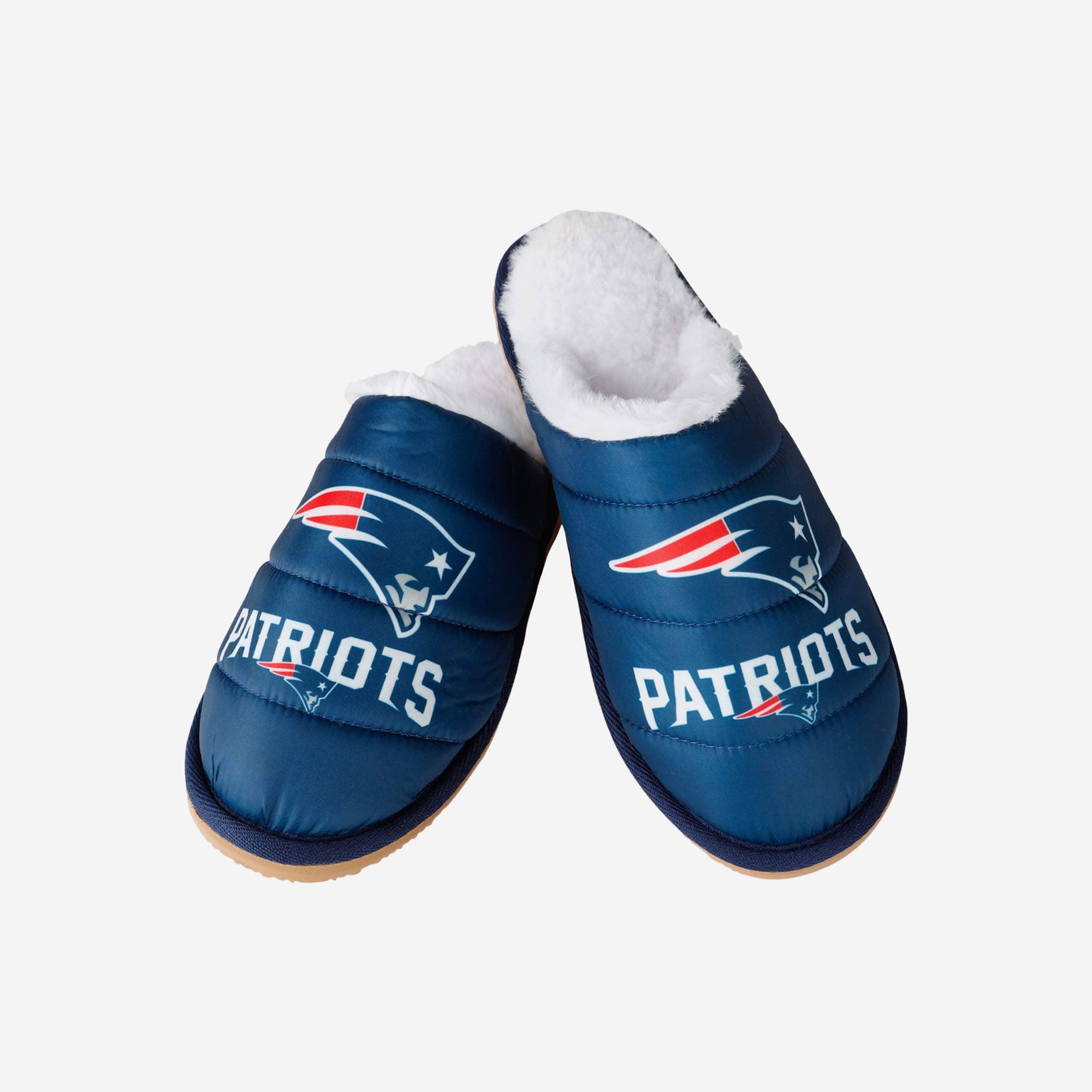 New England Patriots Big Logo Mule Slipper 3 New England Patriots Big Logo Mule Slipper
