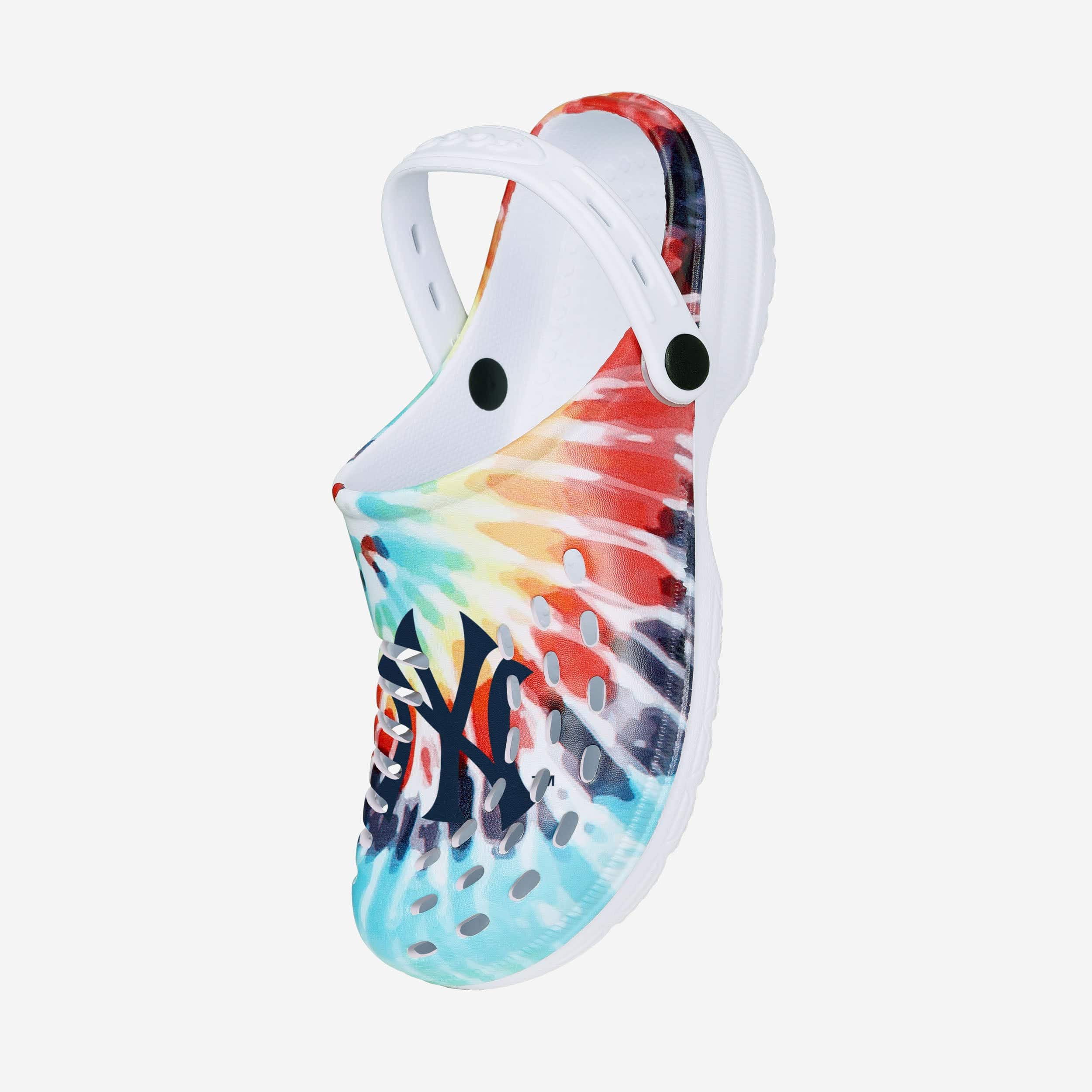New York Yankees Womens Tie-Dye Clog With Strap 2 New York Yankees Womens Tie-Dye Clog With Strap