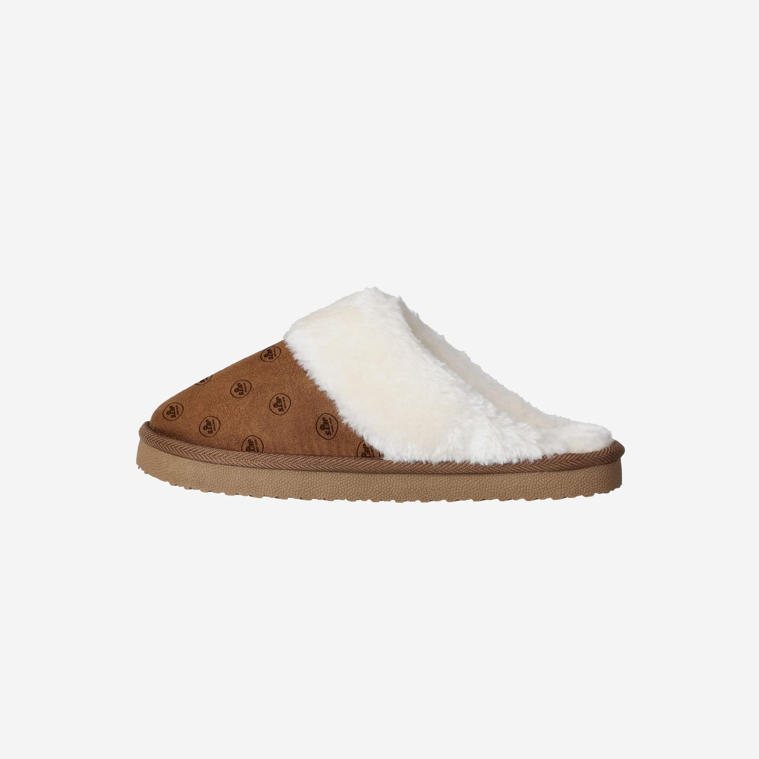 New York Jets Womens Repeat Logo Moccasin Slipper