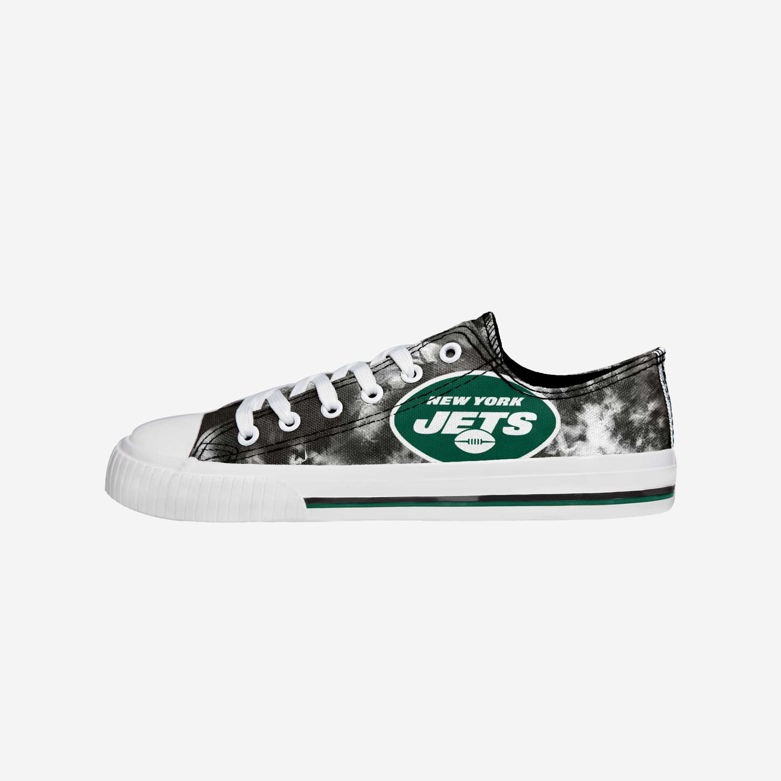 New York Jets Womens Low Top Tie-Dye Canvas Shoe