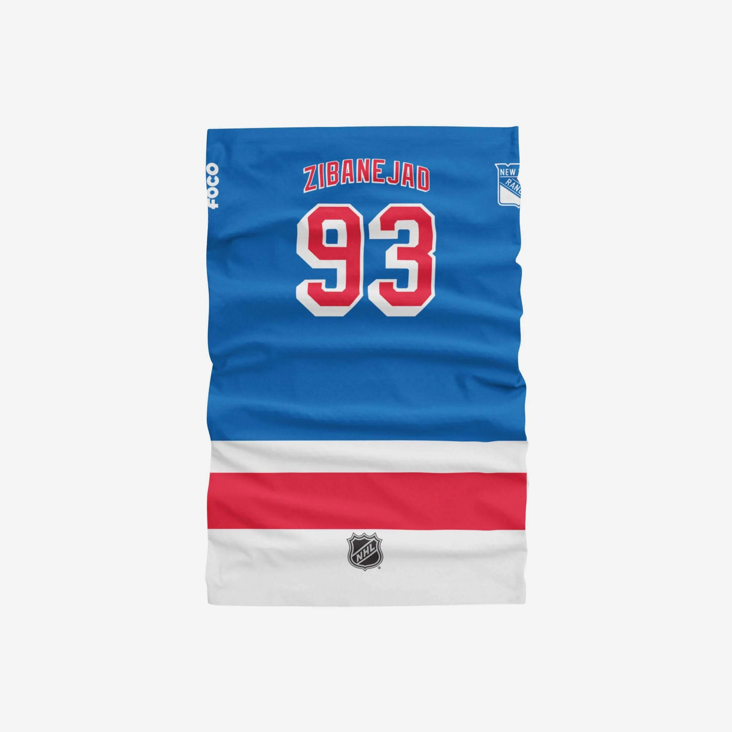 Mika Zibanejad New York Rangers Gaiter Scarf 3 Mika Zibanejad New York Rangers Gaiter Scarf