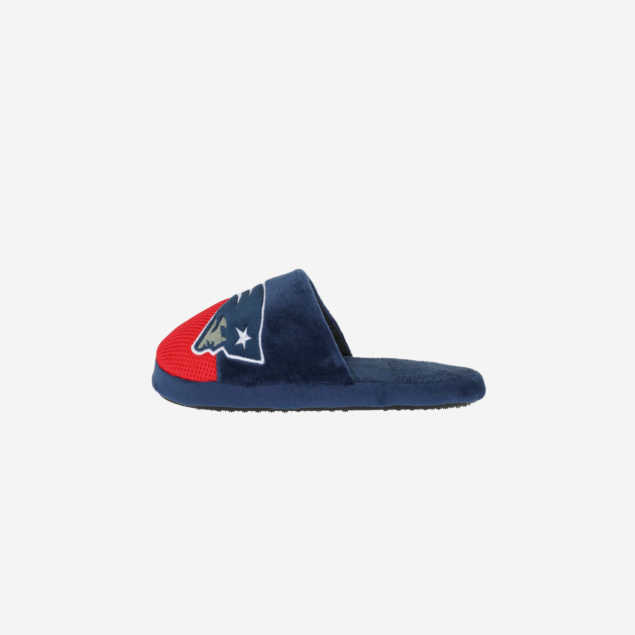 New England Patriots Youth Team Logo Staycation Slipper