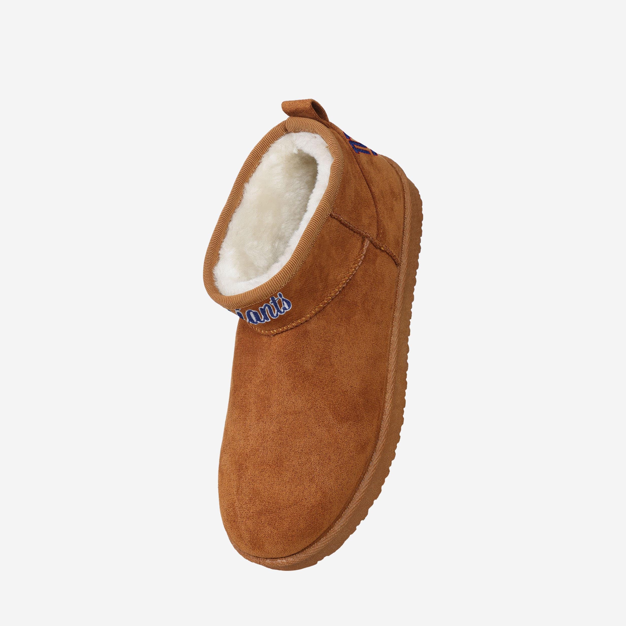 New York Giants Womens Team Logo Fuzzy Fan Boot 2 New York Giants Womens Team Logo Fuzzy Fan Boot