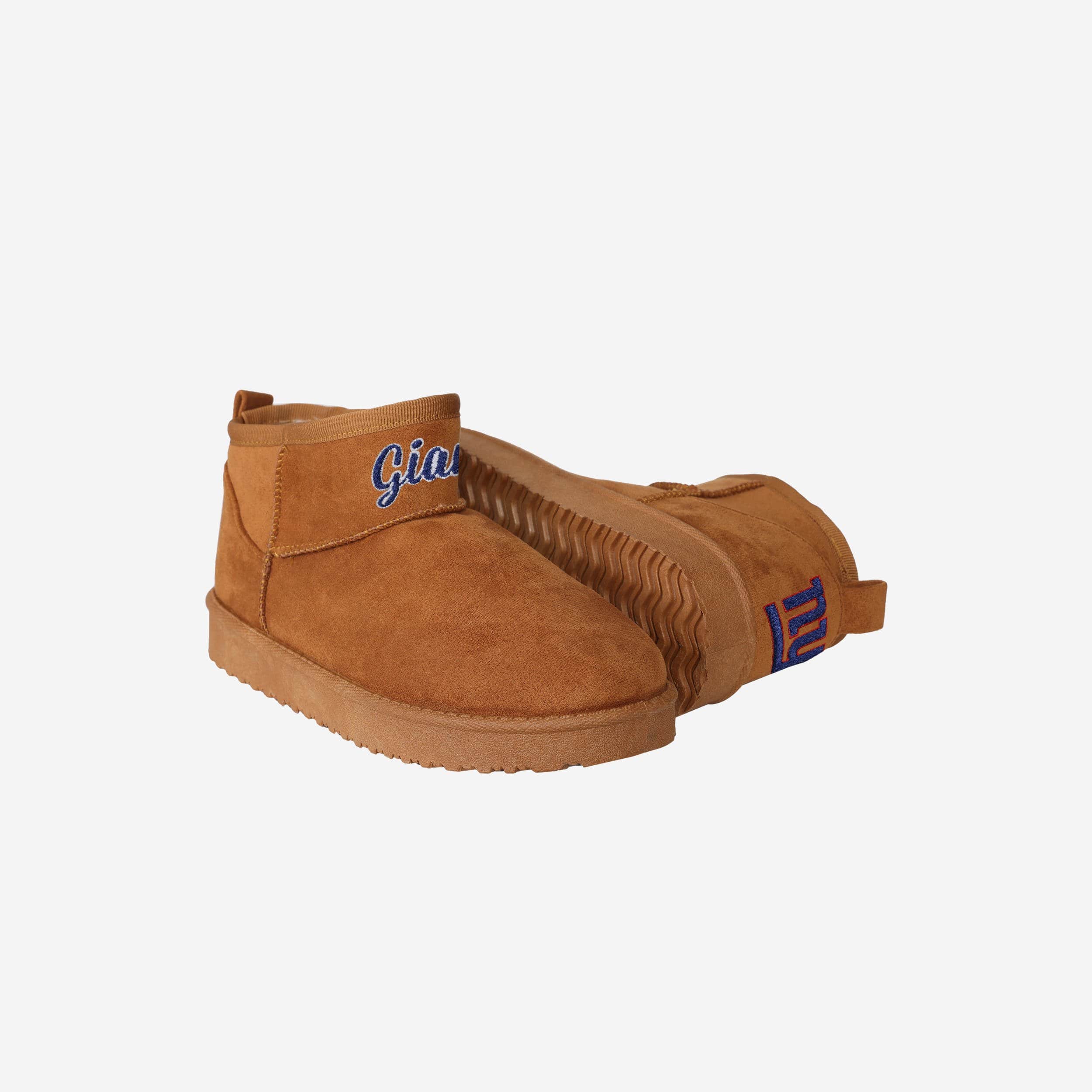 New York Giants Womens Team Logo Fuzzy Fan Boot 5 New York Giants Womens Team Logo Fuzzy Fan Boot