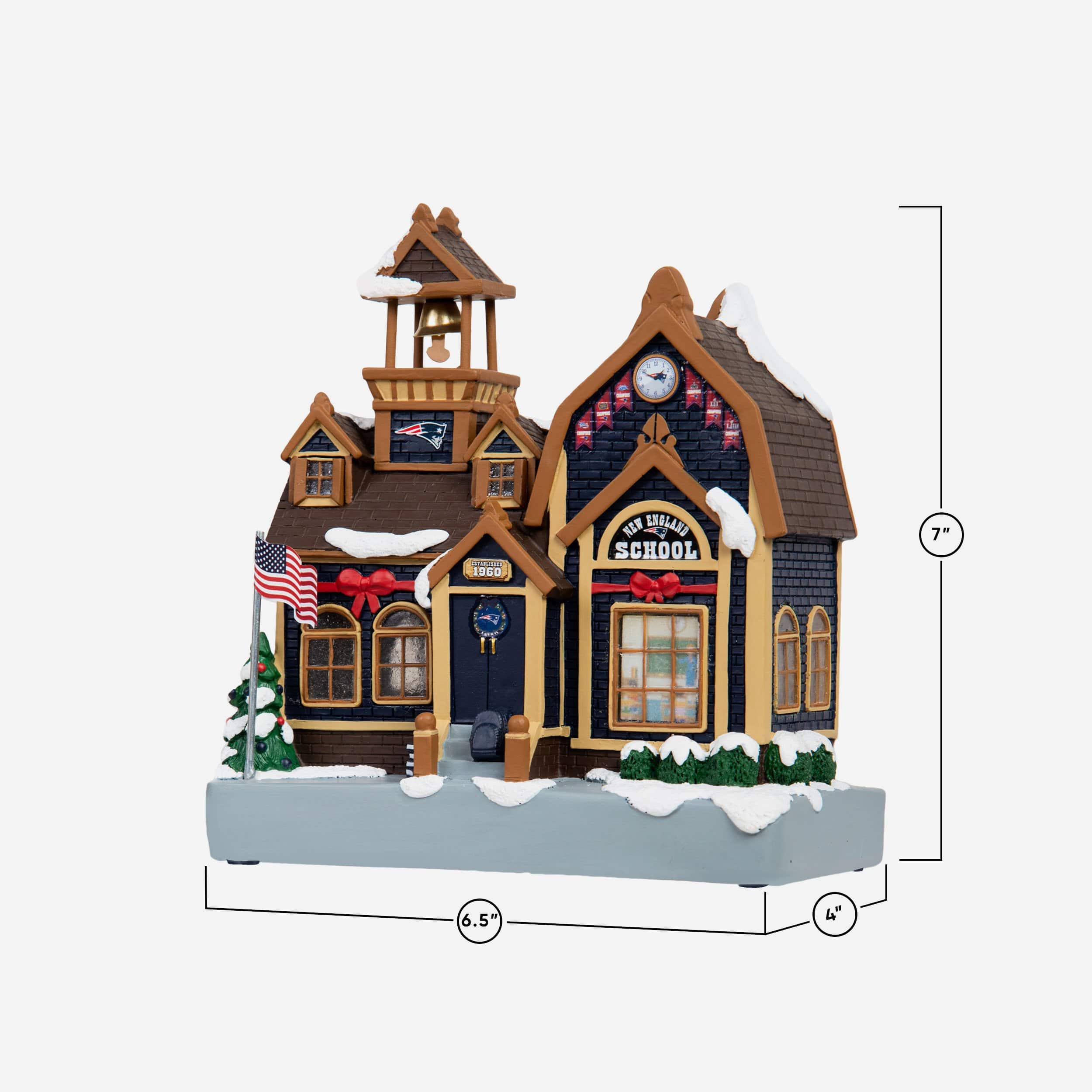 New England Patriots Light Up Team Schoolhouse 5 New England Patriots Light Up Team Schoolhouse