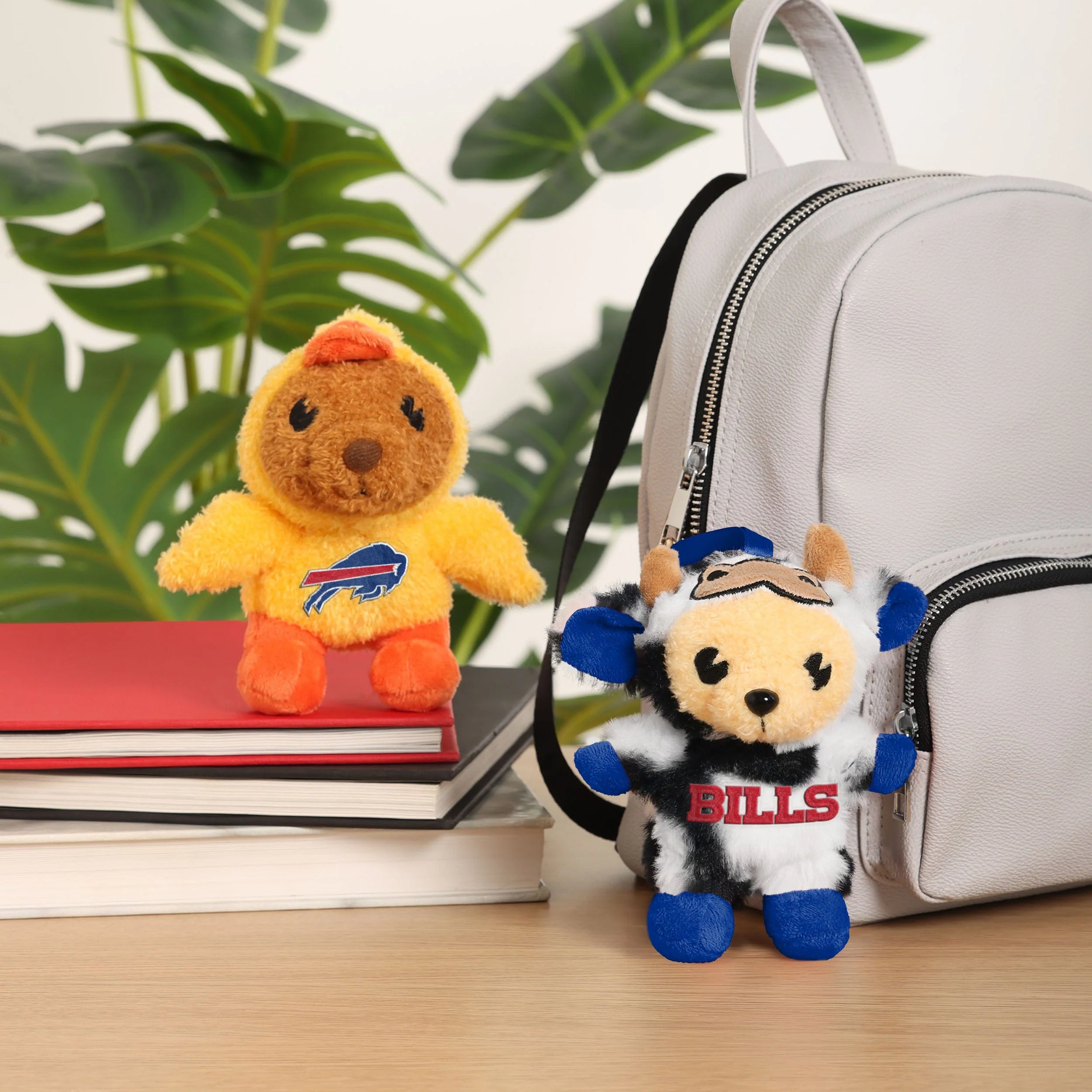 Buffalo Bills FOOCOOS Plush Bag Charm Keychain Blind Box Series 1 3 Buffalo Bills FOOCOOS Plush Bag Charm Keychain Blind Box Series 1