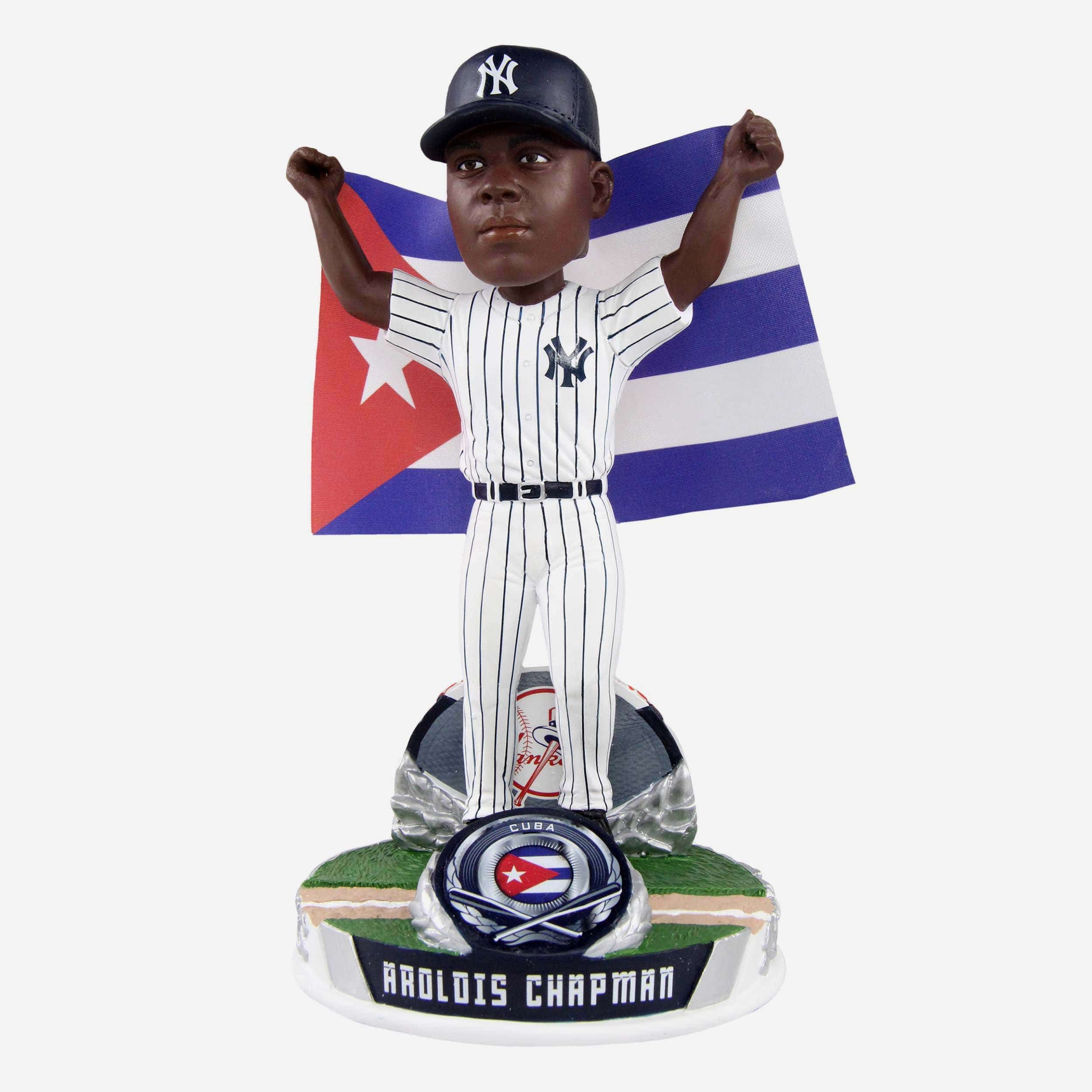 Aroldis Chapman New York Yankees National Flag Bobblehead