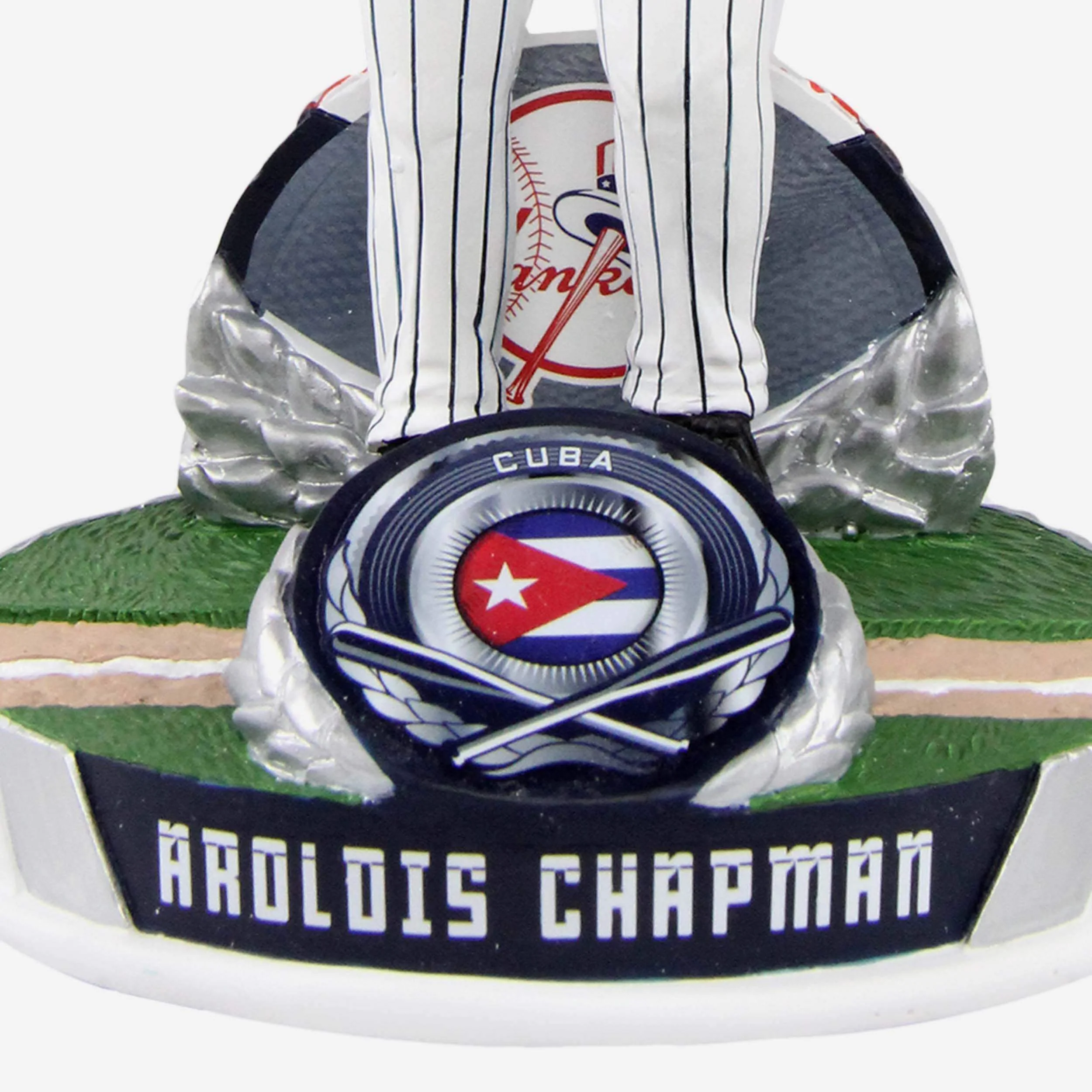 Aroldis Chapman New York Yankees National Flag Bobblehead 4 Aroldis Chapman New York Yankees National Flag Bobblehead