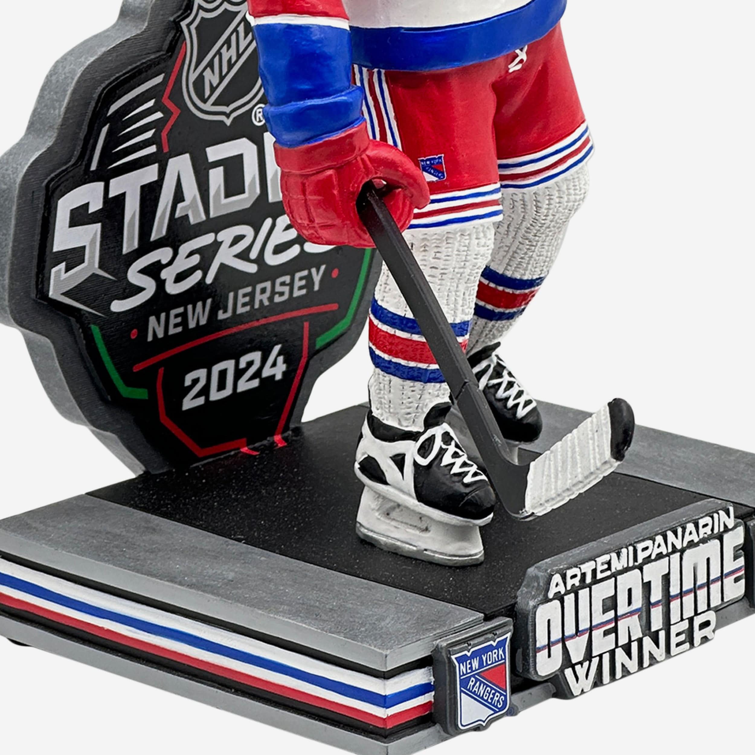 Artemi Panarin New York Rangers 2024 Stadium Series Overtime Game Winner Bobblehead 3 Artemi Panarin New York Rangers 2024 Stadium Series Overtime Game Winner Bobblehead