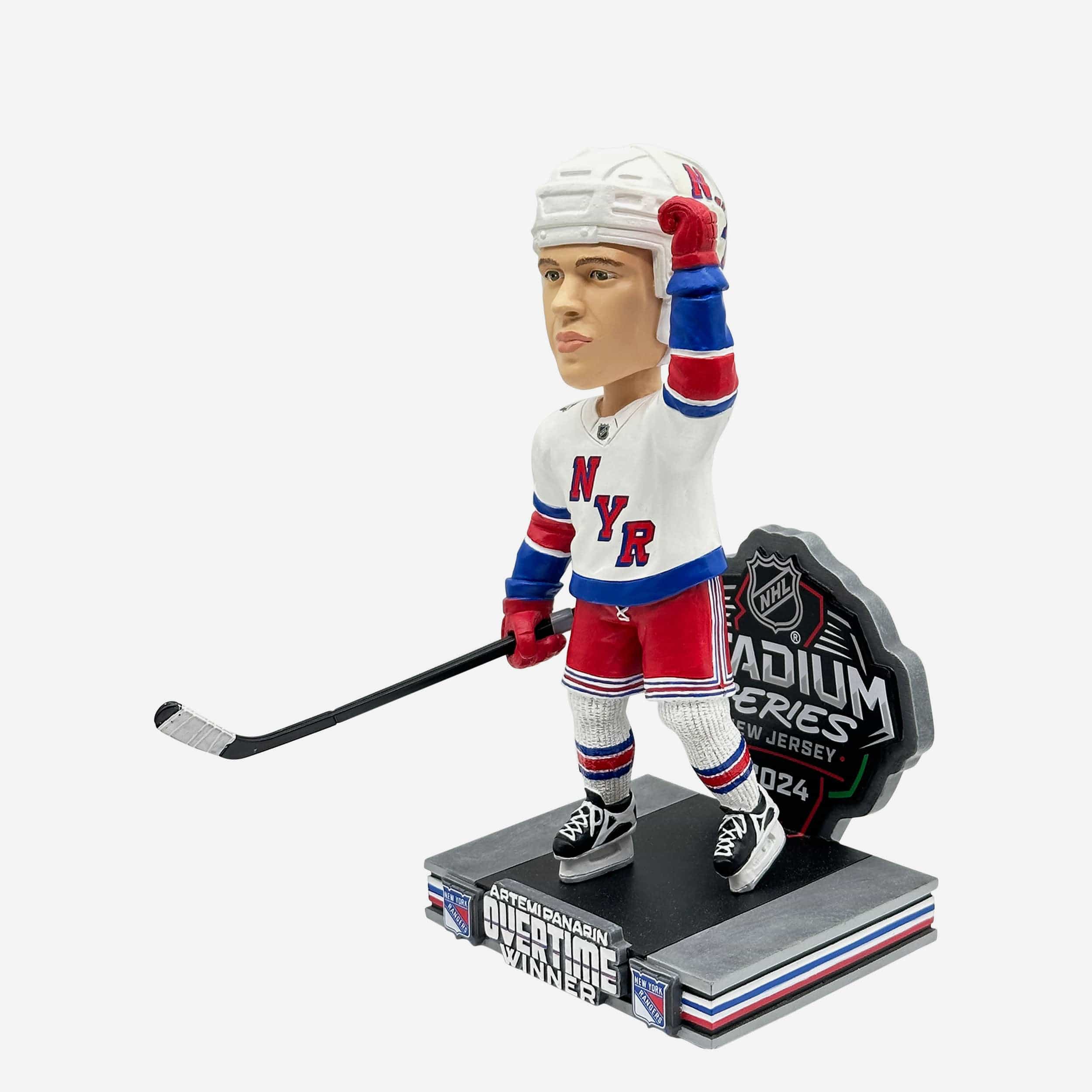 Artemi Panarin New York Rangers 2024 Stadium Series Overtime Game Winner Bobblehead 4 Artemi Panarin New York Rangers 2024 Stadium Series Overtime Game Winner Bobblehead
