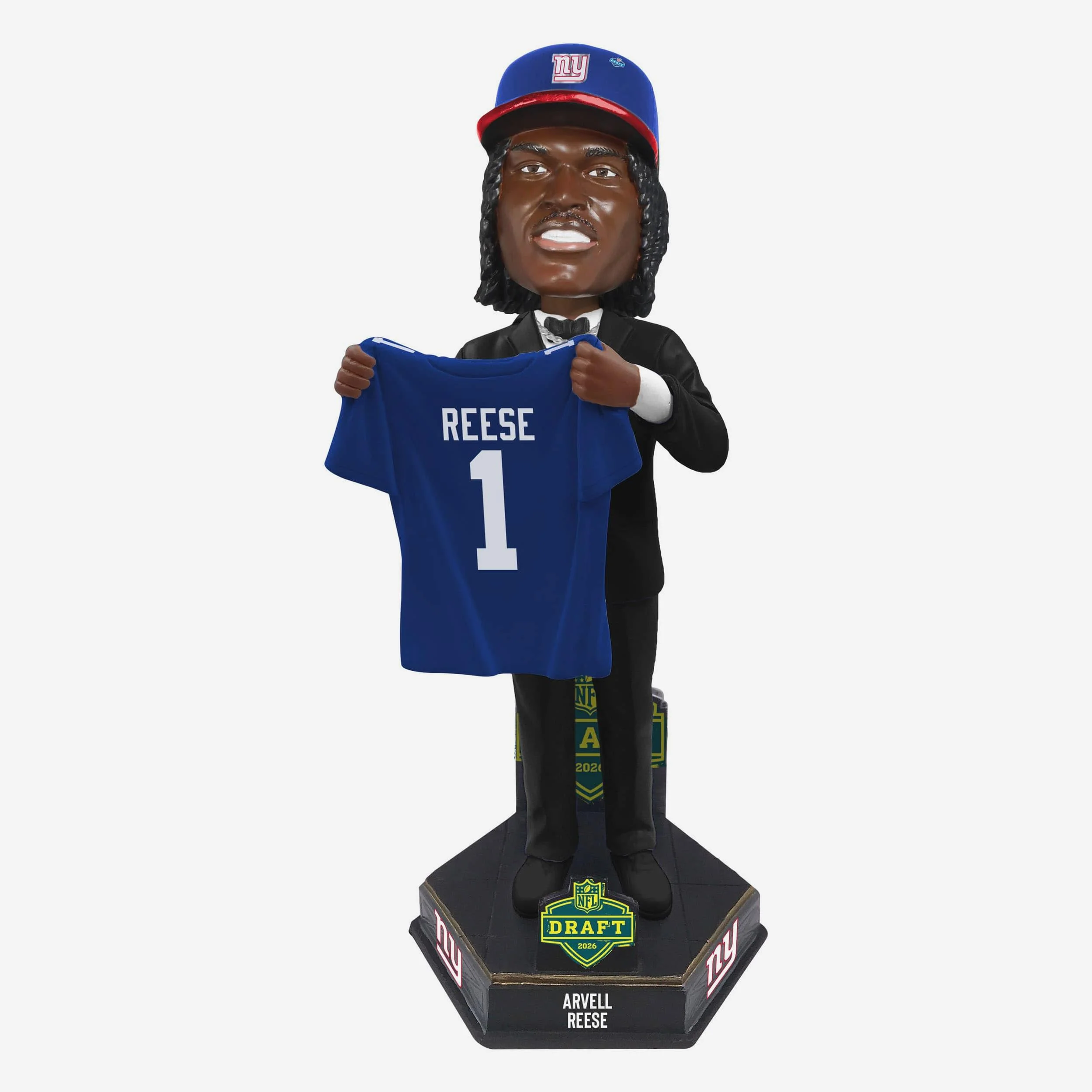 Arvell Reese New York Giants 2026 NFL Draft Pick Number 5 Bobblehead