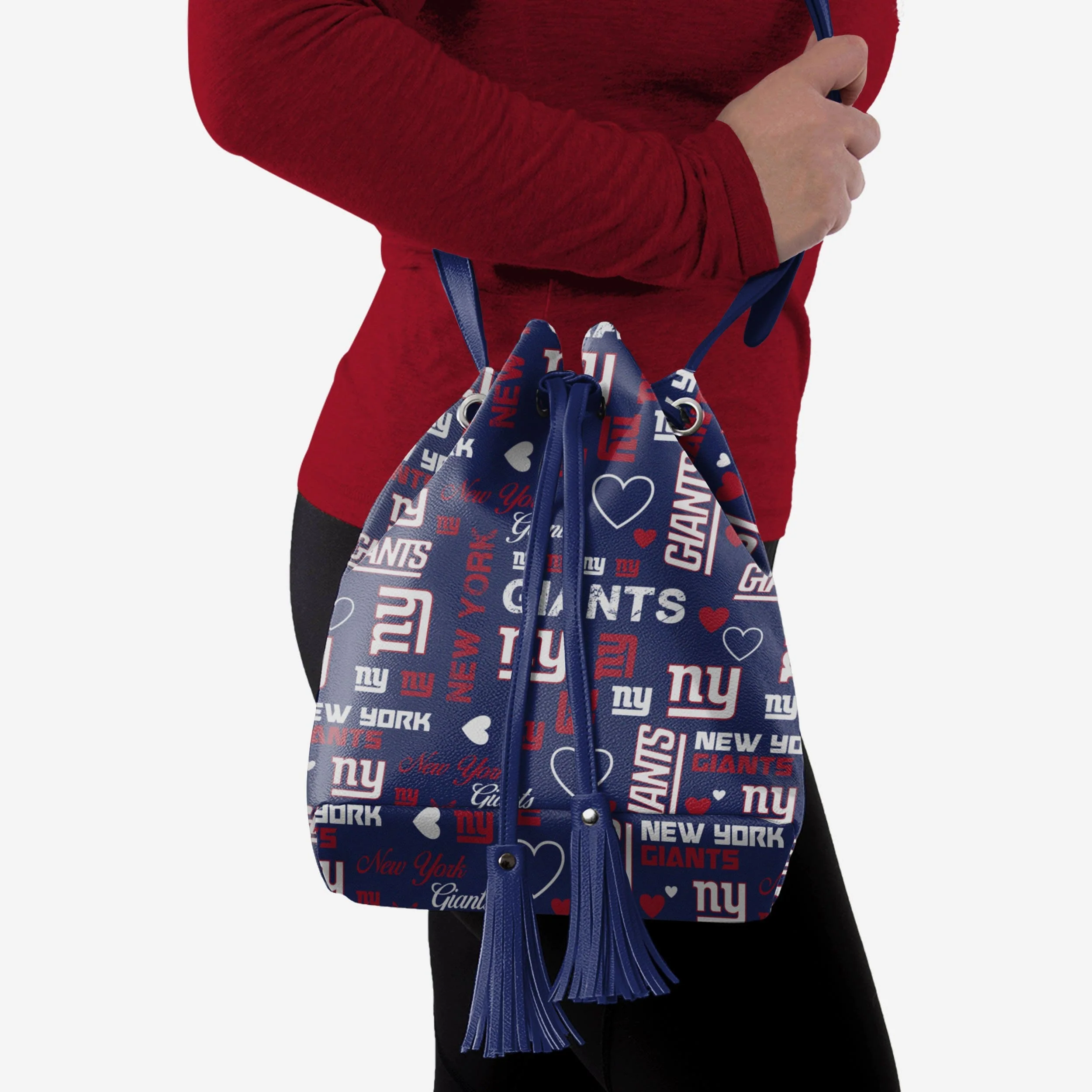 New York Giants Logo Love Cinch Purse 2 New York Giants Logo Love Cinch Purse