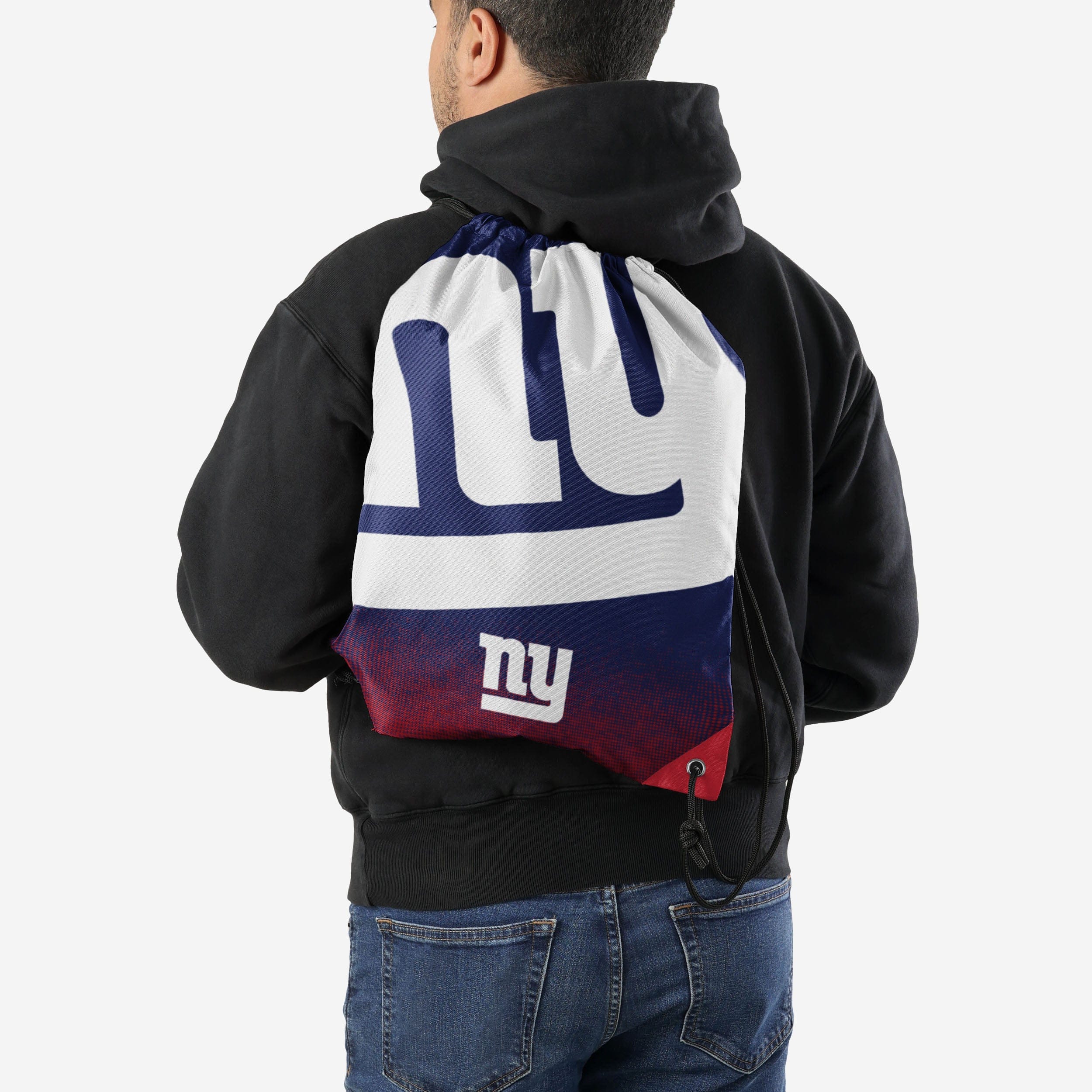 New York Giants Gradient Drawstring Backpack 2 New York Giants Gradient Drawstring Backpack
