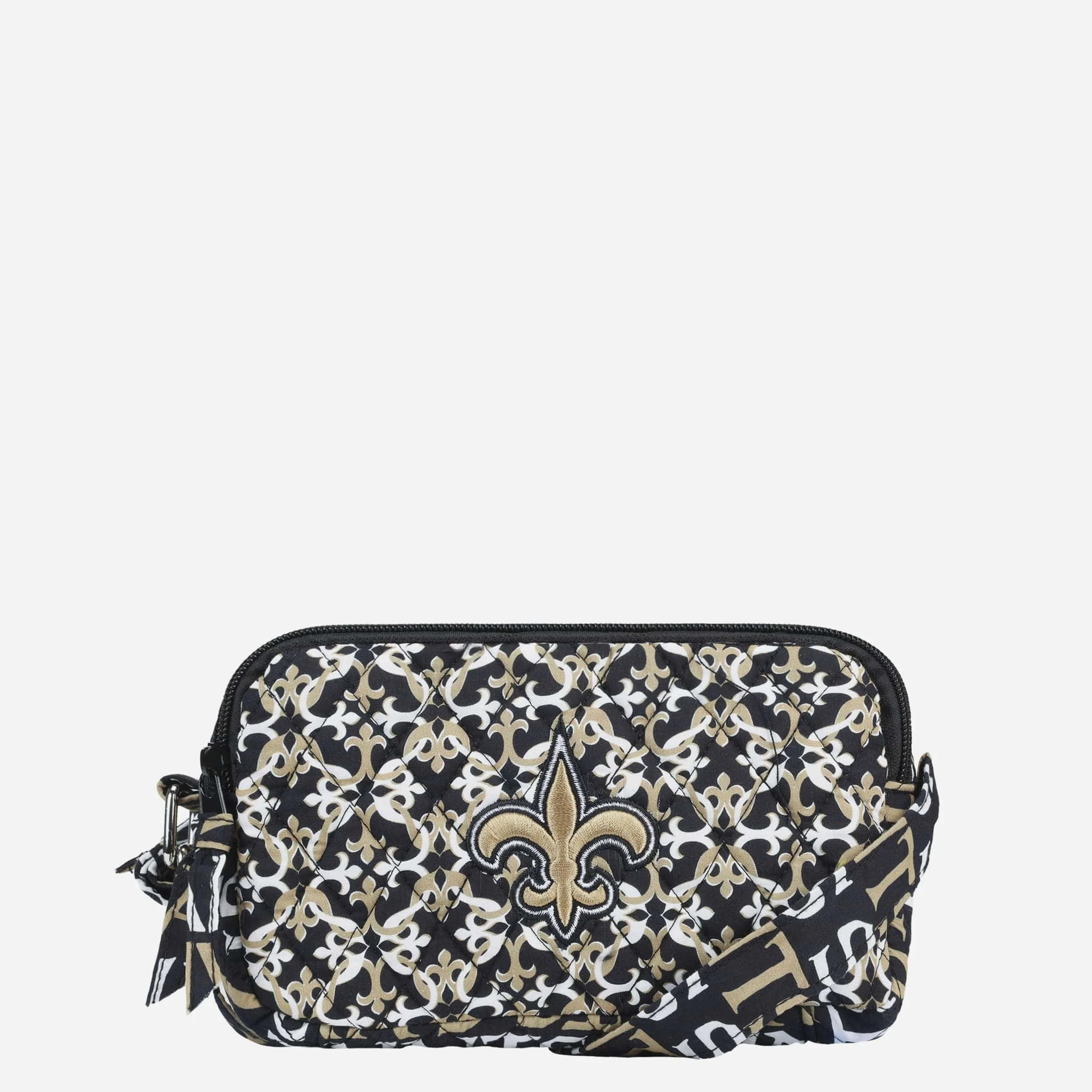 New Orleans Saints Quilted Crossbody Bag