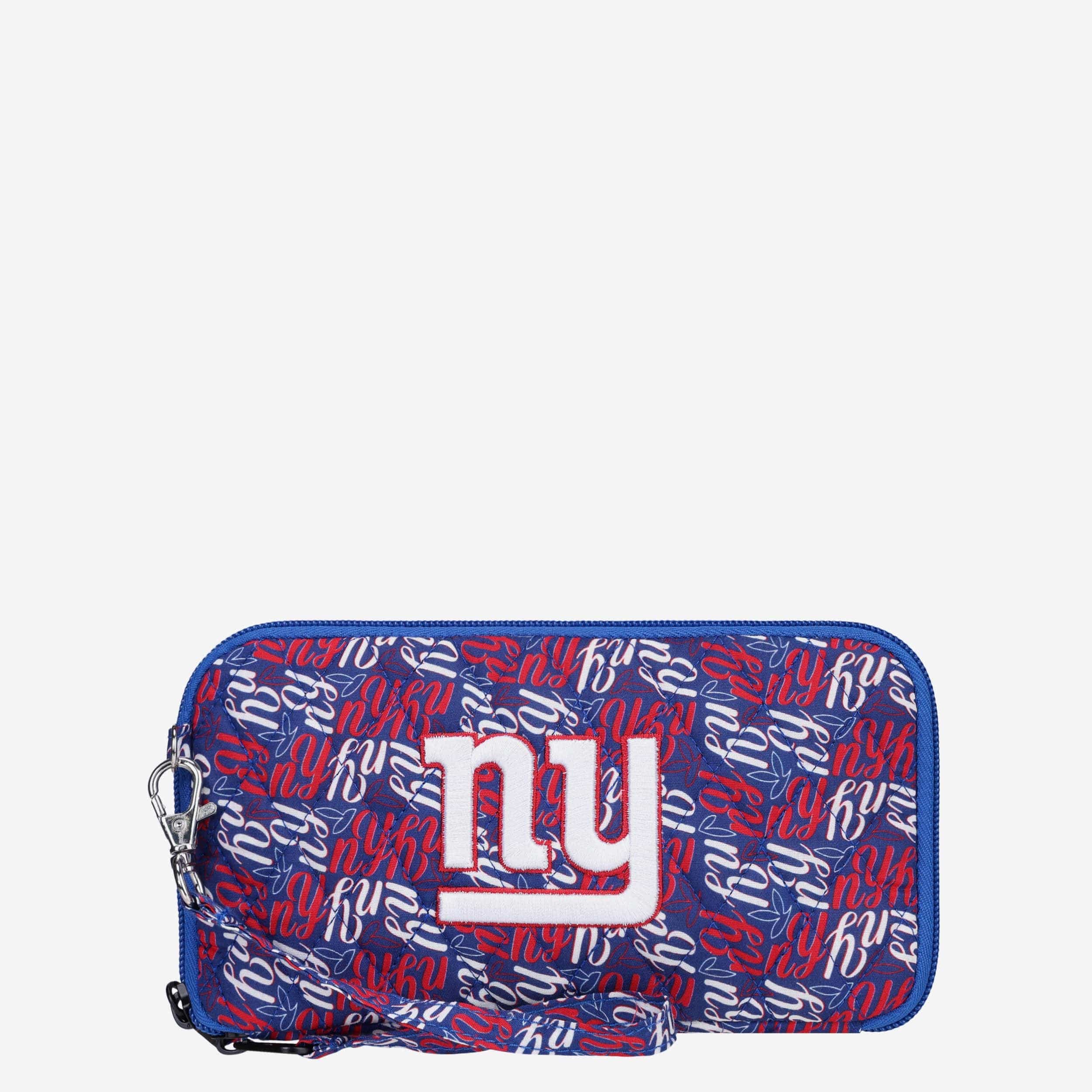New York Giants Quilted Printed Wristlet