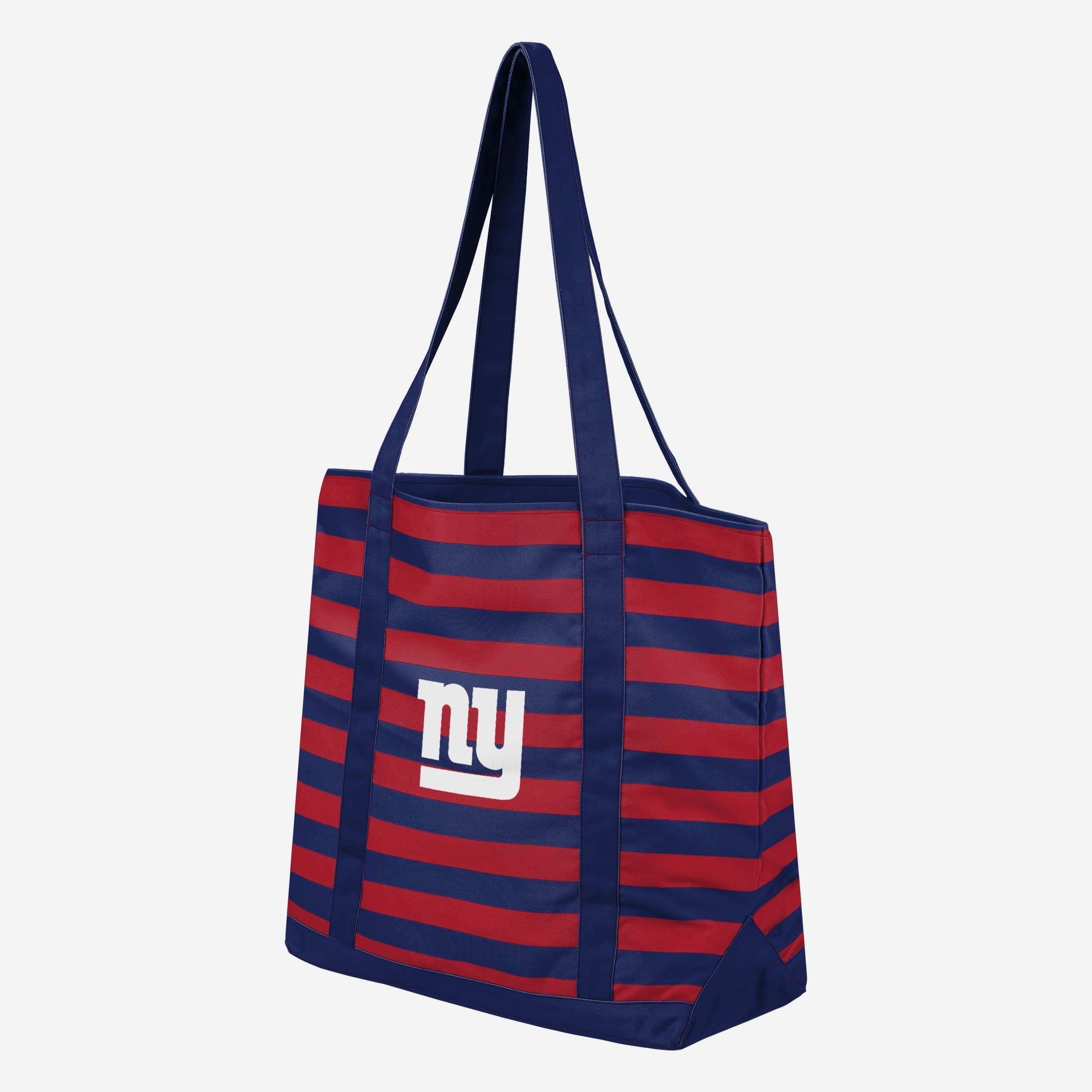 New York Giants Team Stripe Canvas Tote Bag 2 New York Giants Team Stripe Canvas Tote Bag