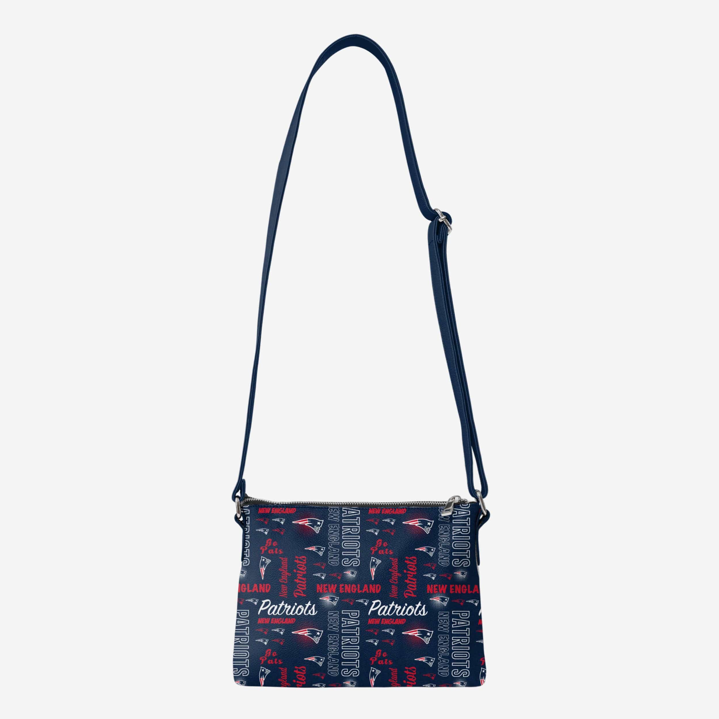 New England Patriots Spirited Style Printed Collection Foldover Tote Bag 5 New England Patriots Spirited Style Printed Collection Foldover Tote Bag