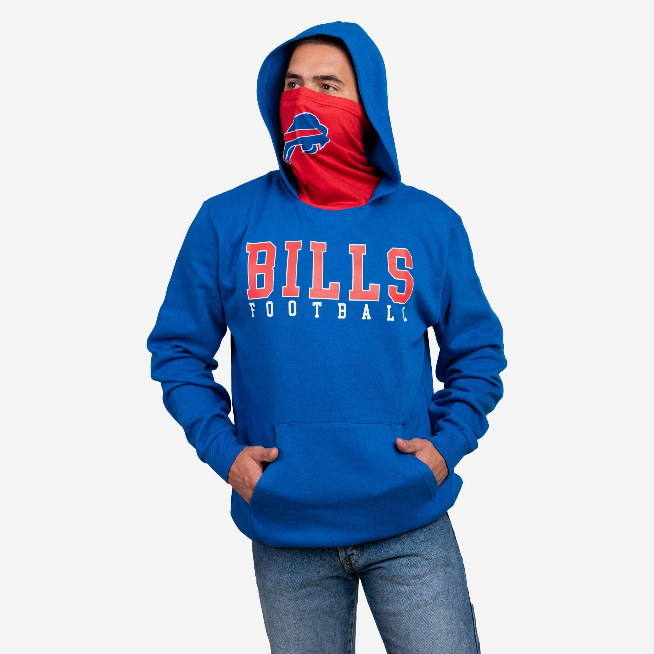 Buffalo Bills Solid Gaiter Hoodie 1 Buffalo Bills Solid Gaiter Hoodie