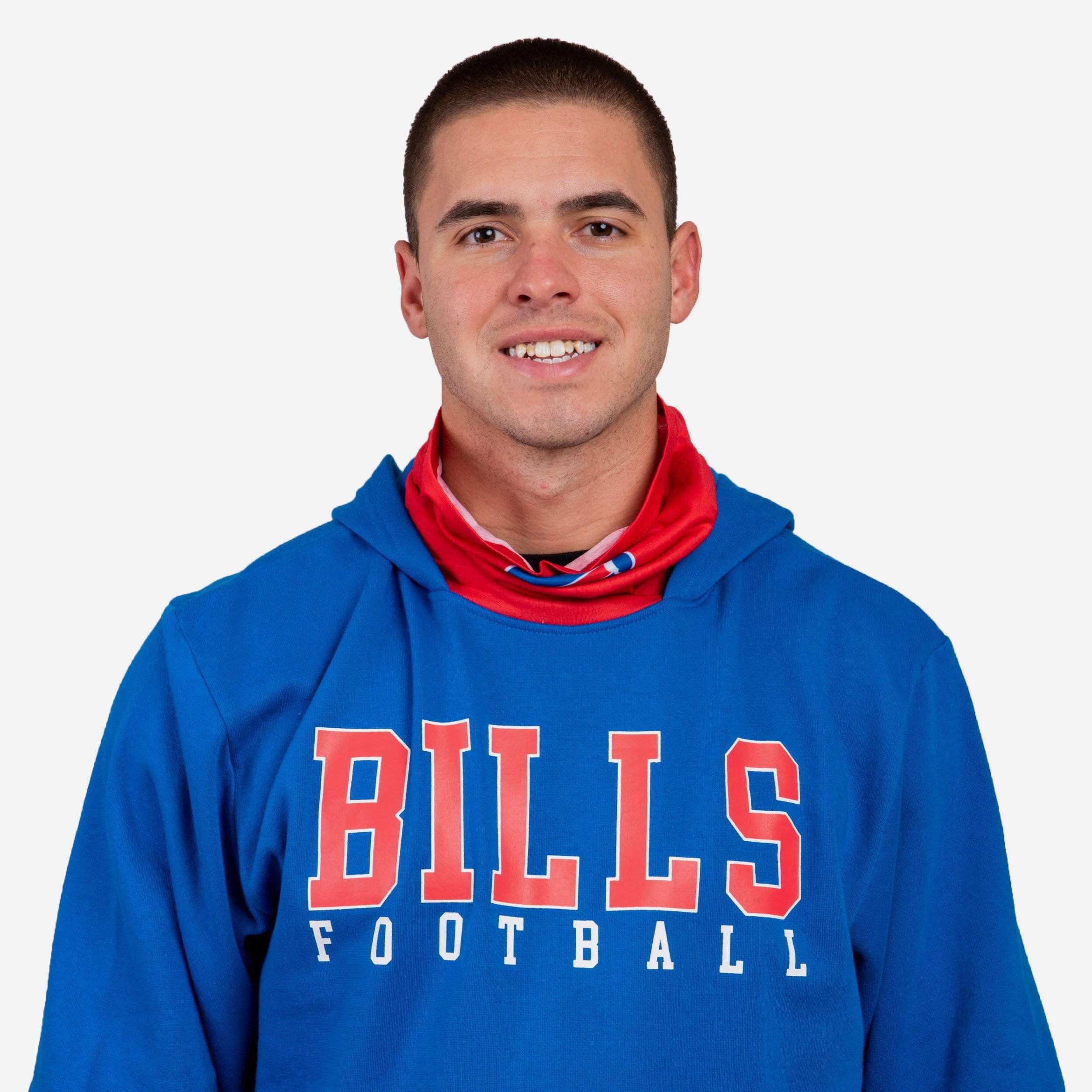 Buffalo Bills Solid Gaiter Hoodie 3 Buffalo Bills Solid Gaiter Hoodie