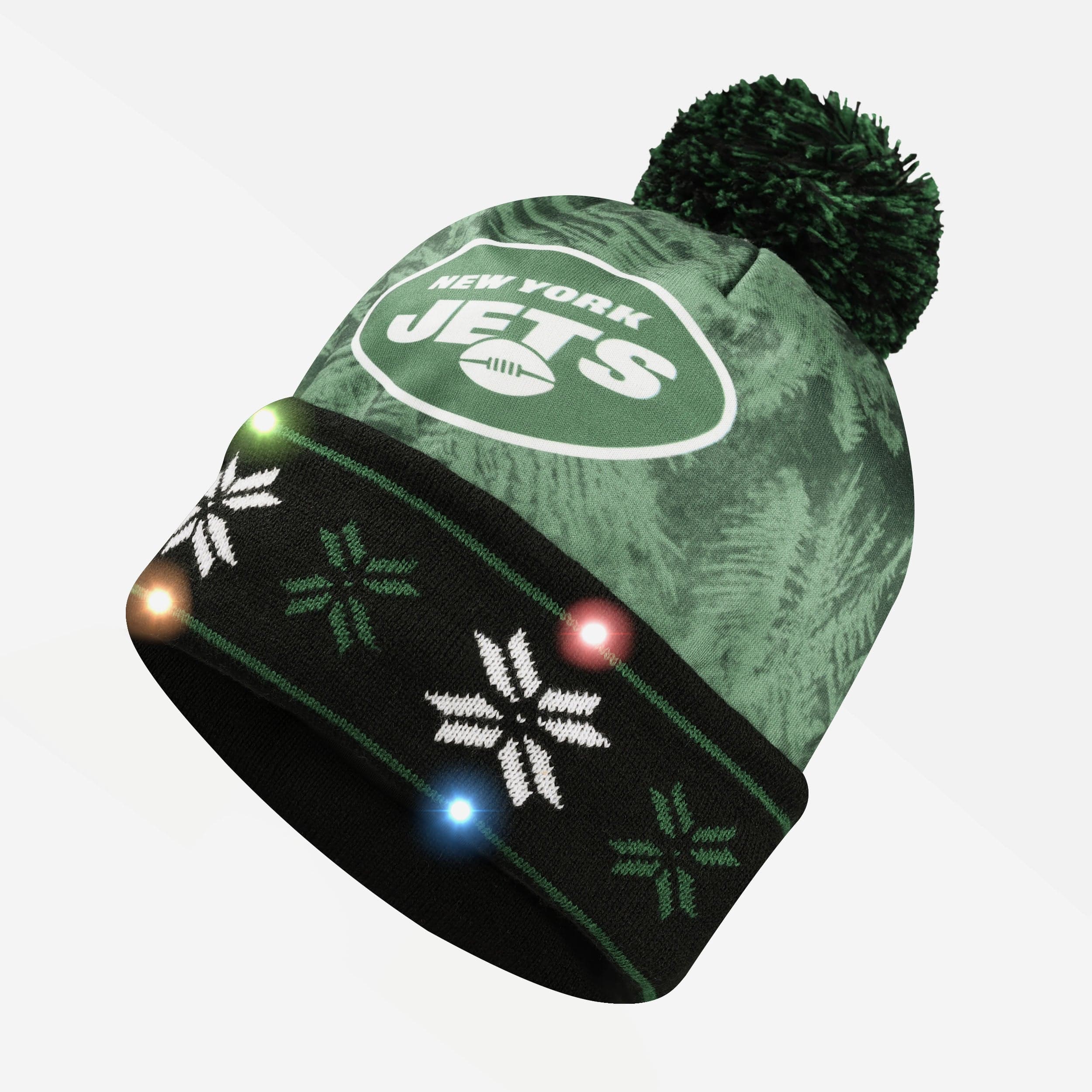 New York Jets Big Logo Light Up Beanie