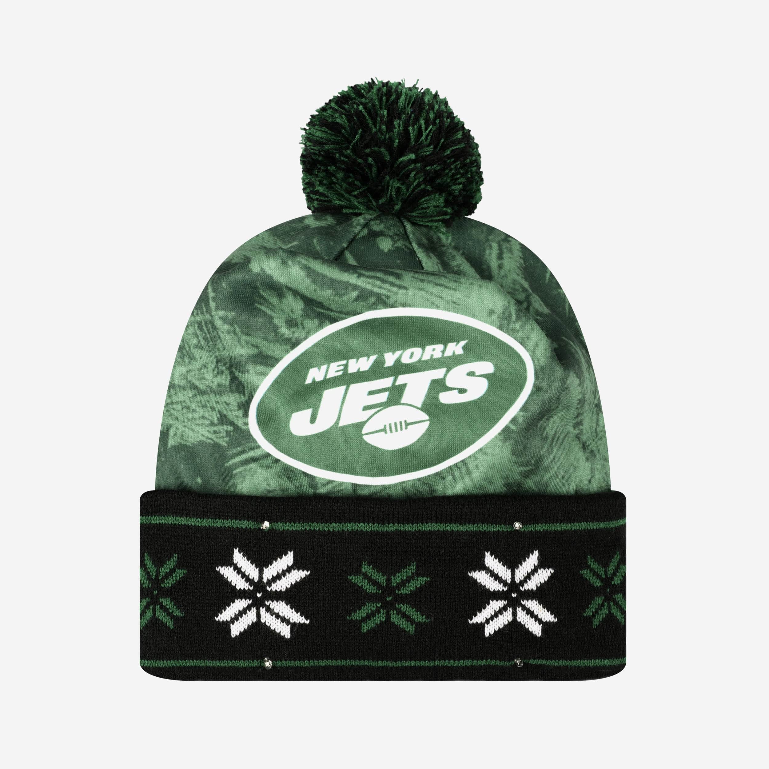 New York Jets Big Logo Light Up Beanie 2 New York Jets Big Logo Light Up Beanie