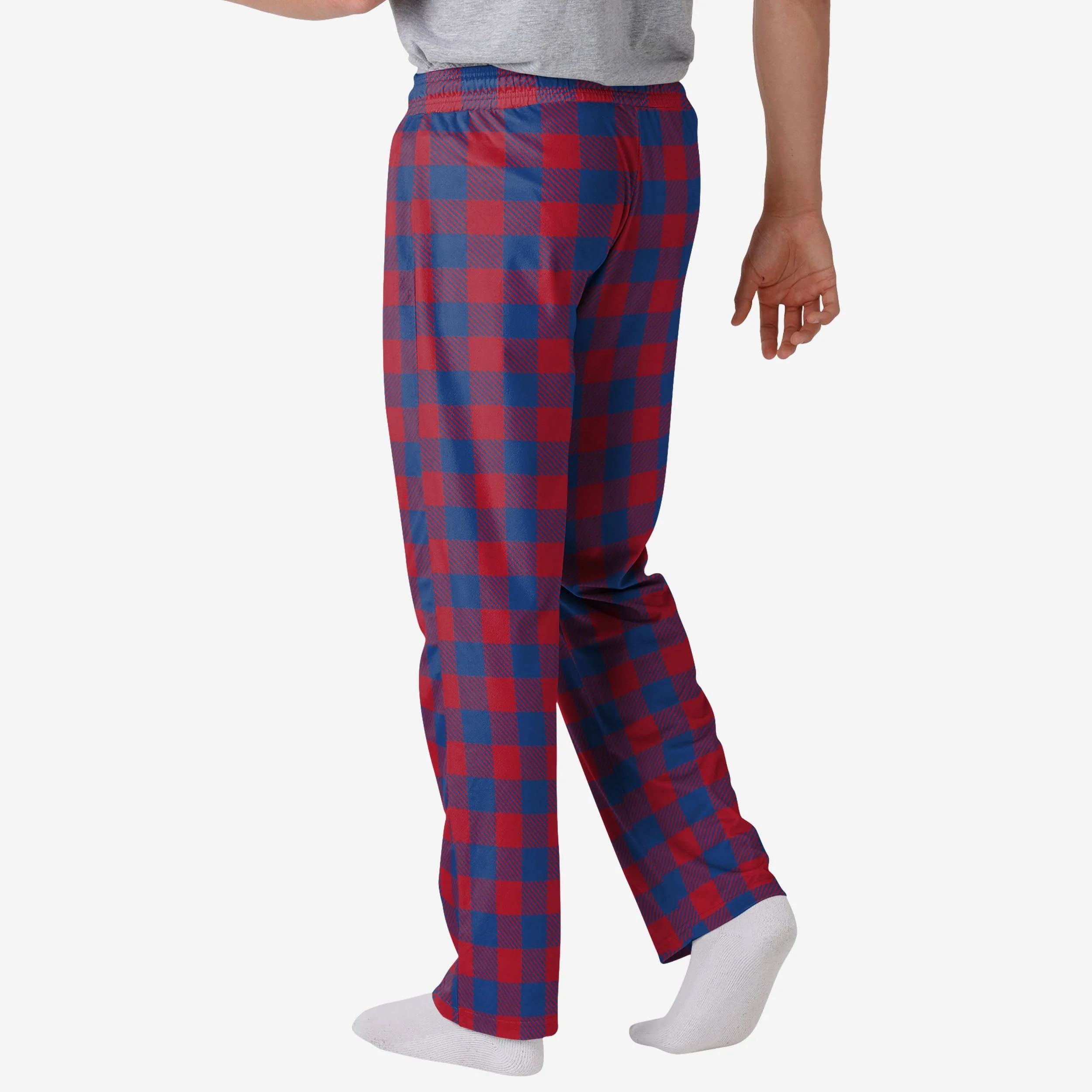 New York Giants Buffalo Check Lounge Pants 2 New York Giants Buffalo Check Lounge Pants