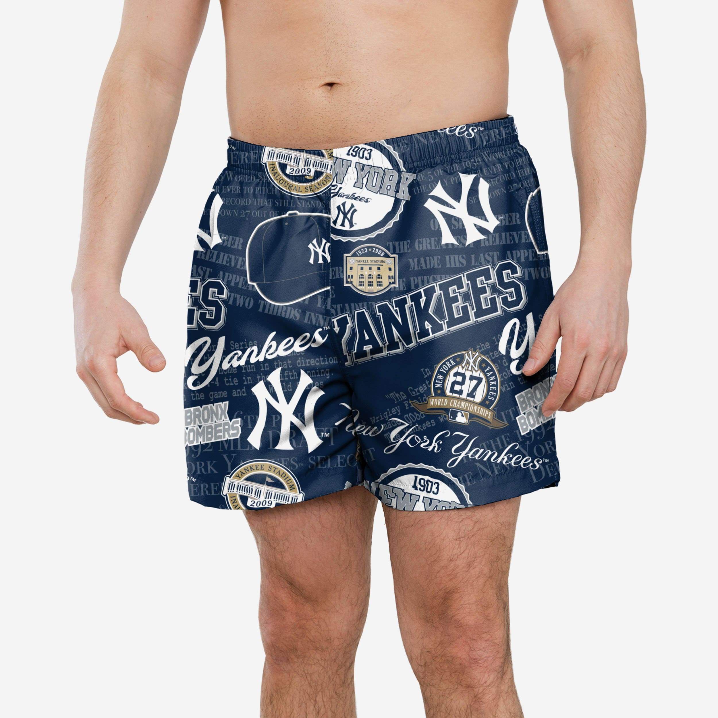 New York Yankees Logo Rush Swimming Trunks